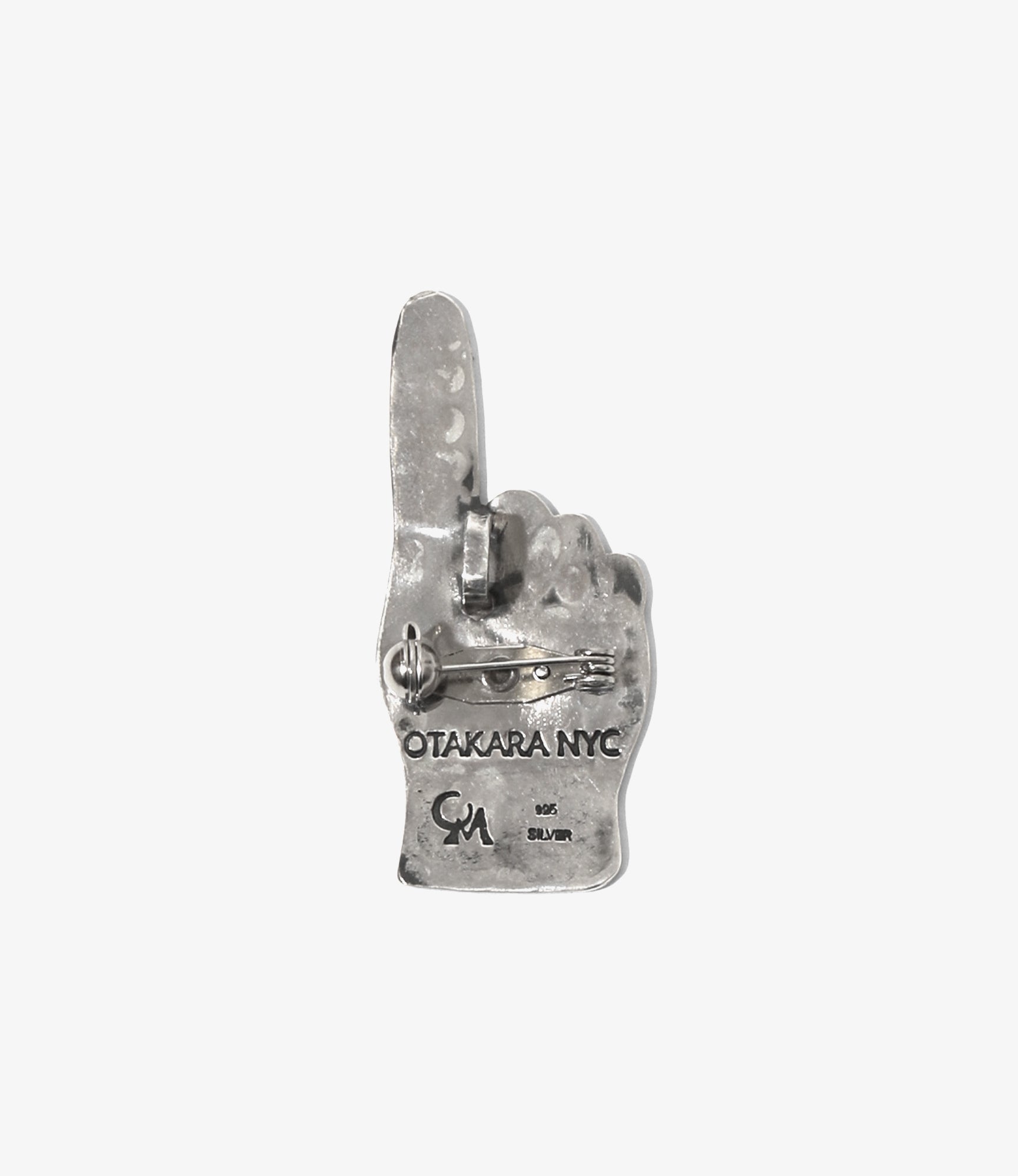 No. 1 Finger Brooch/Pendant – 925 Silver