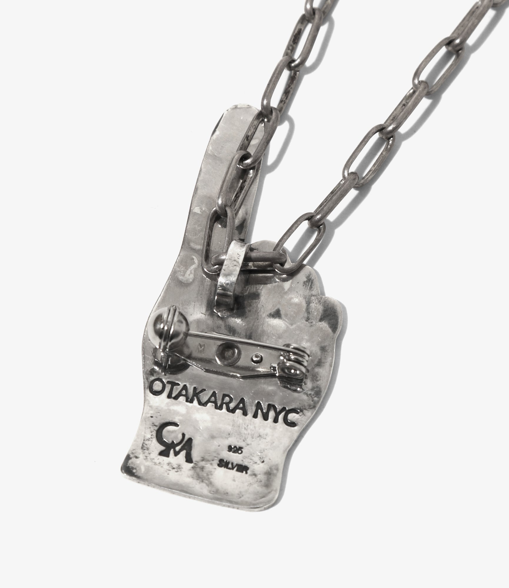 No. 1 Finger Brooch/Pendant – 925 Silver