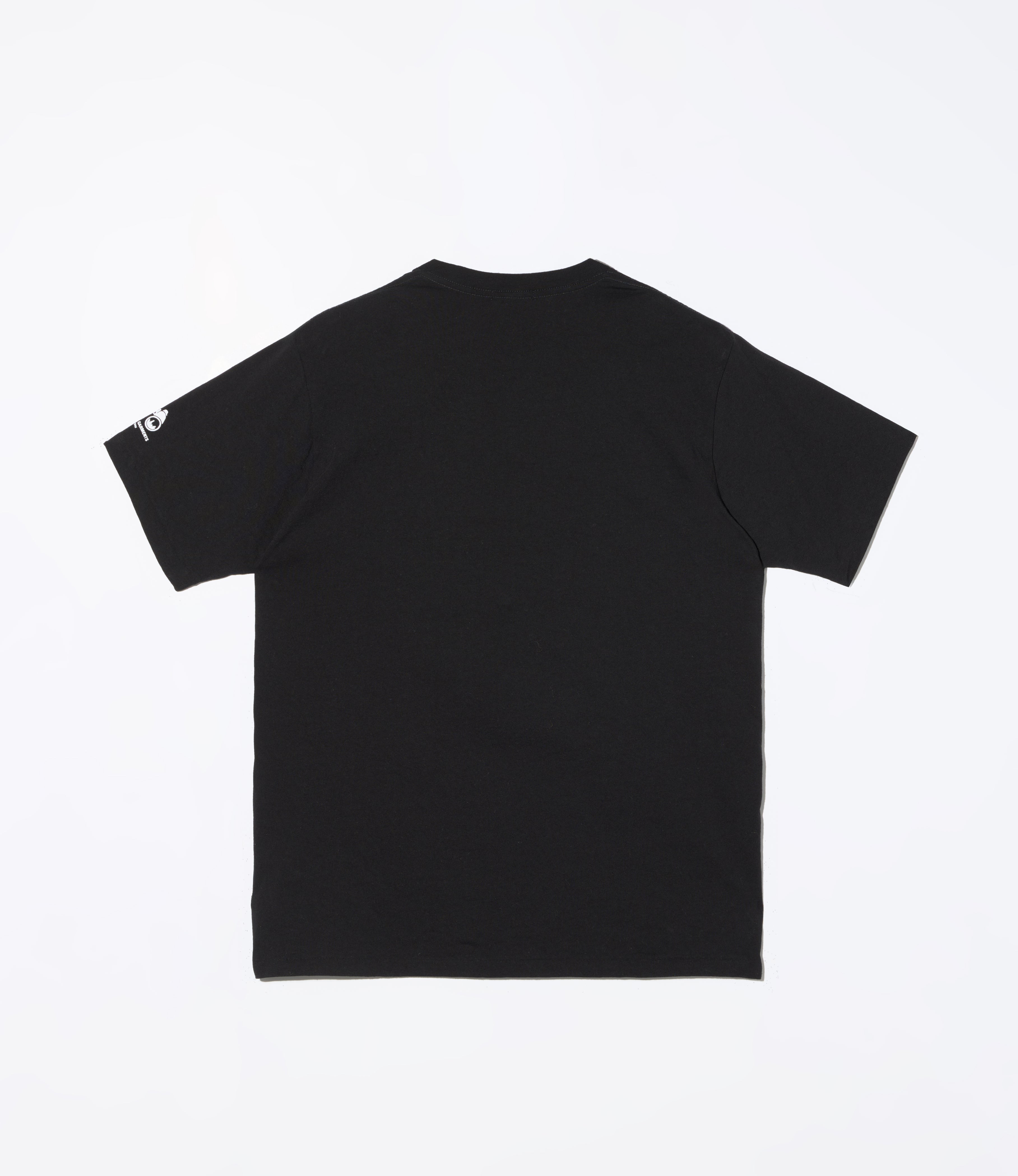 Cross Neck 'Gone' T-Shirt – Black
