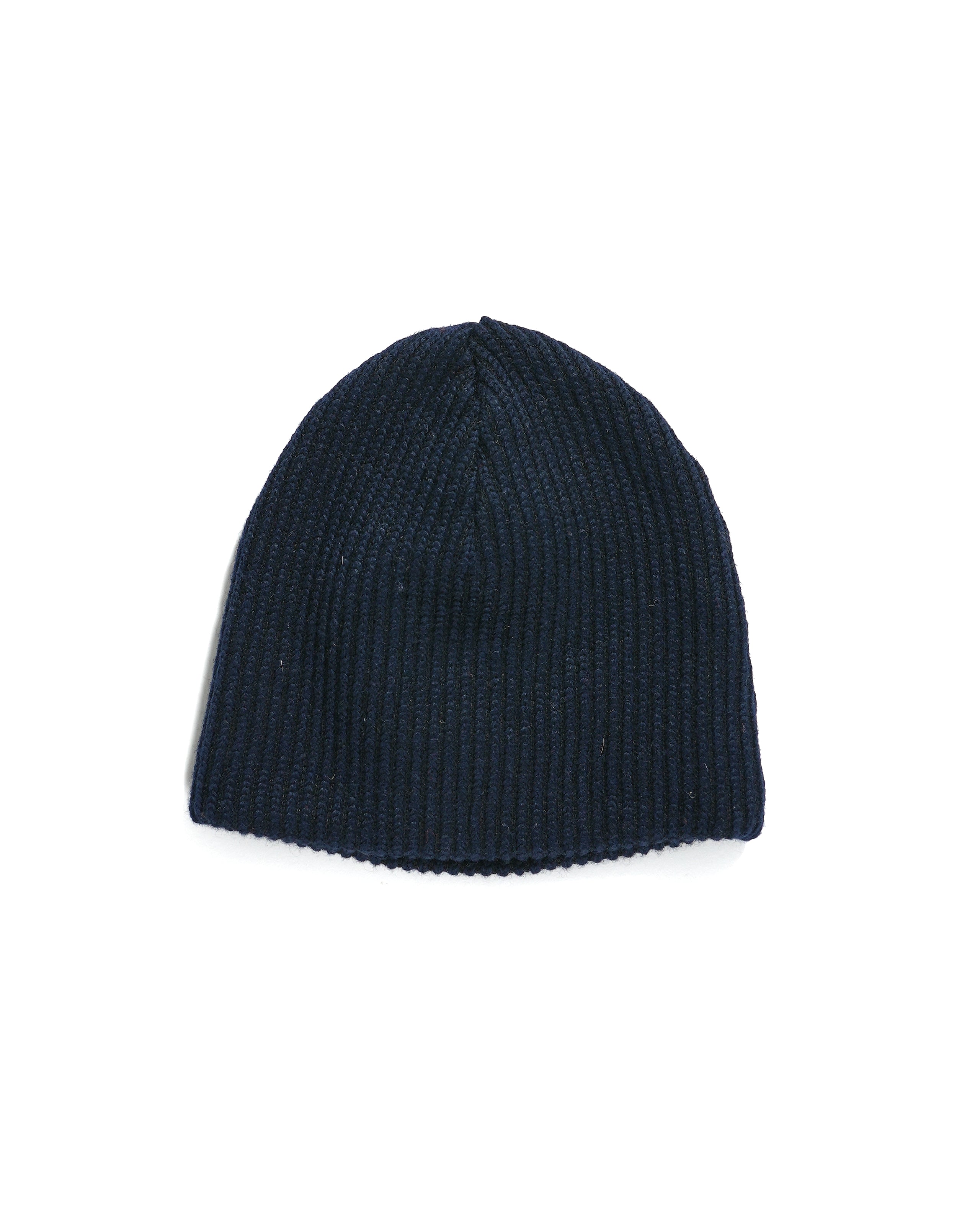 Engineered Garments Beanie - Navy Wool Poly Sweater Knit
