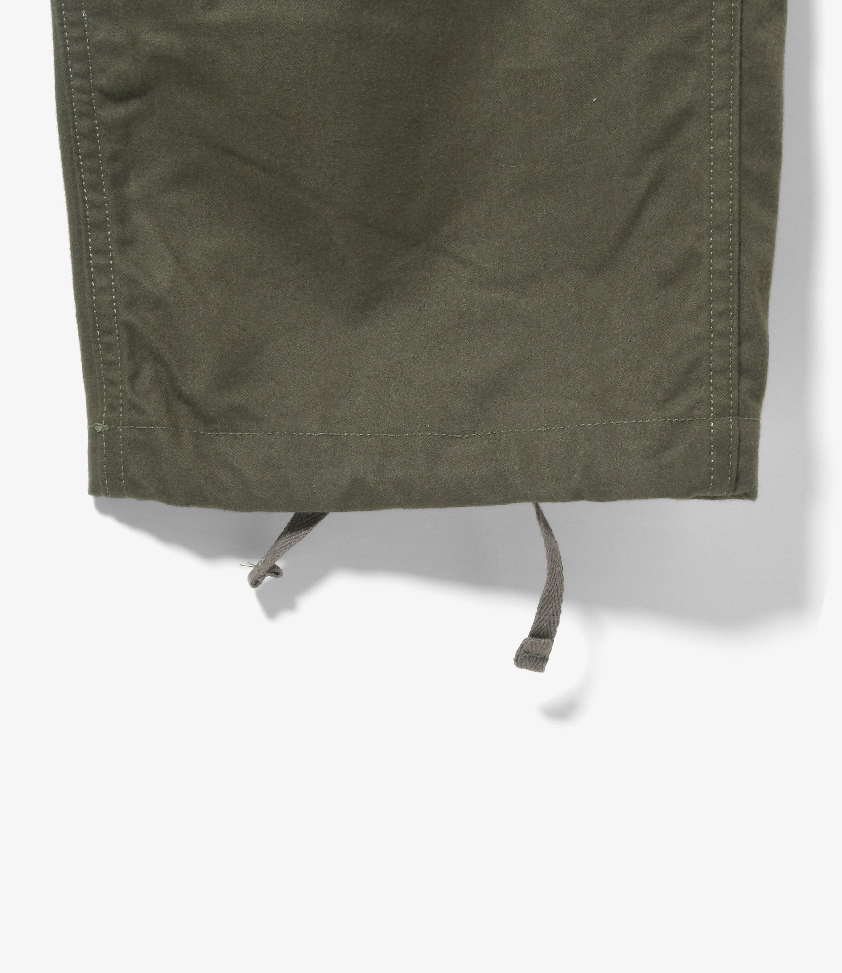 FA Pant - Olive Cotton Brushed Herringbone