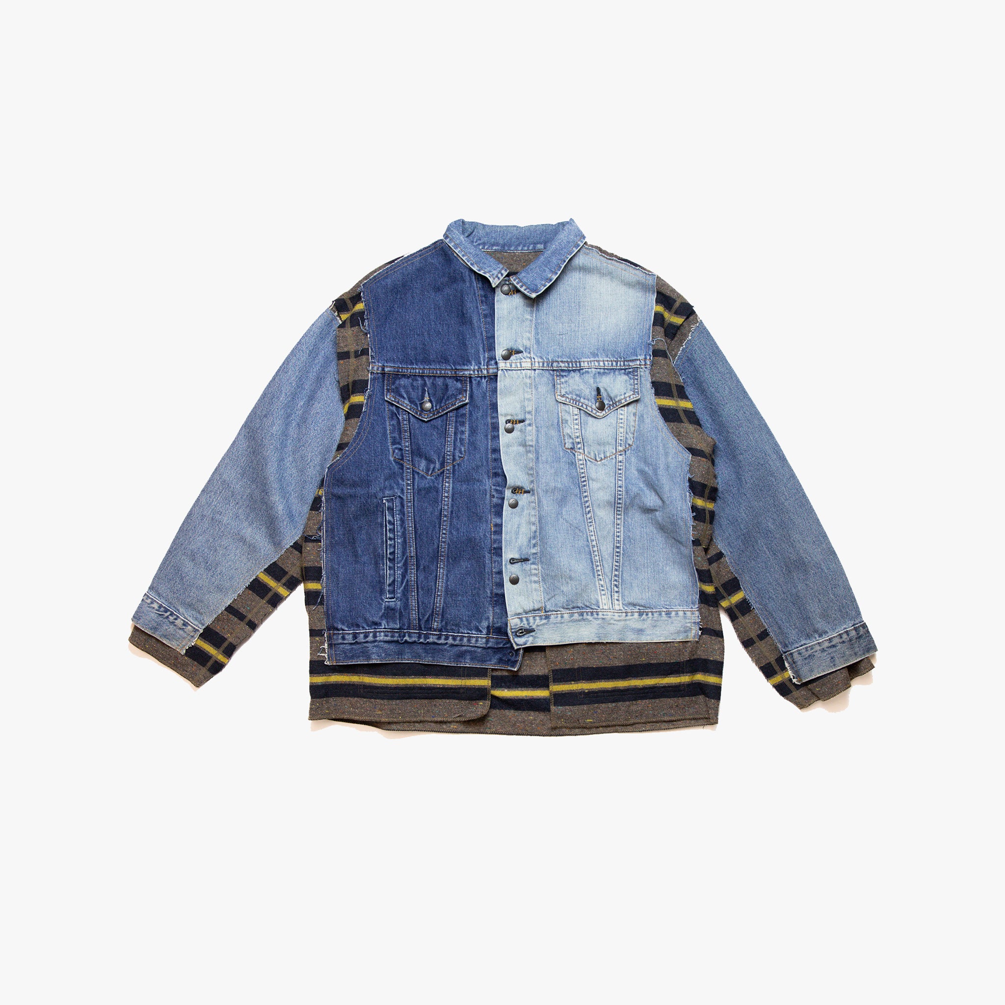 Jean Jacket Blanket - Covered Reversible Jacket
