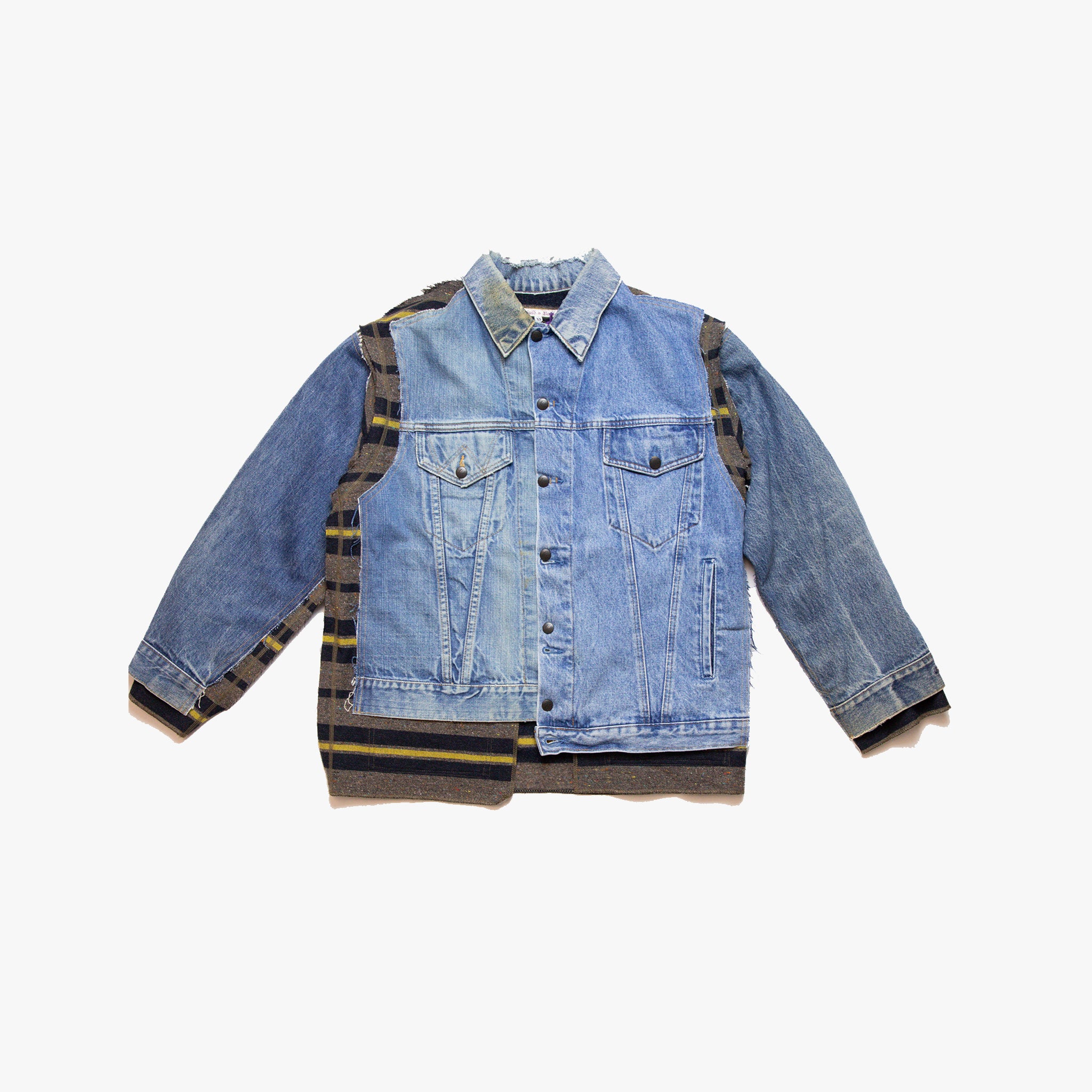 Jean Jacket Blanket - Covered Reversible Jacket