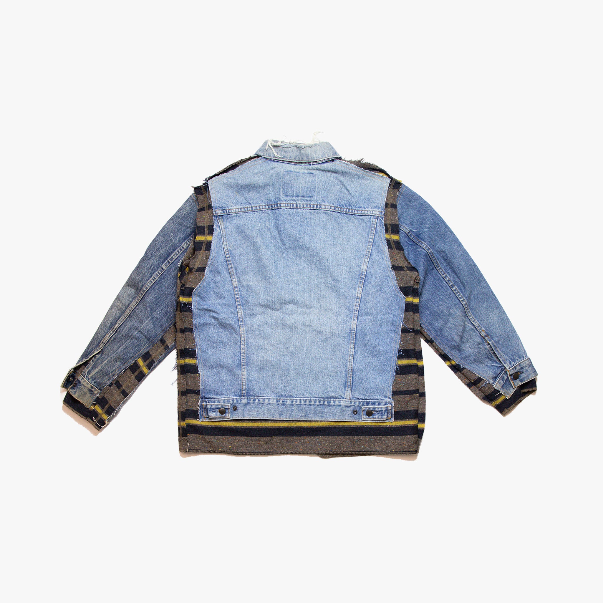 Jean Jacket Blanket - Covered Reversible Jacket