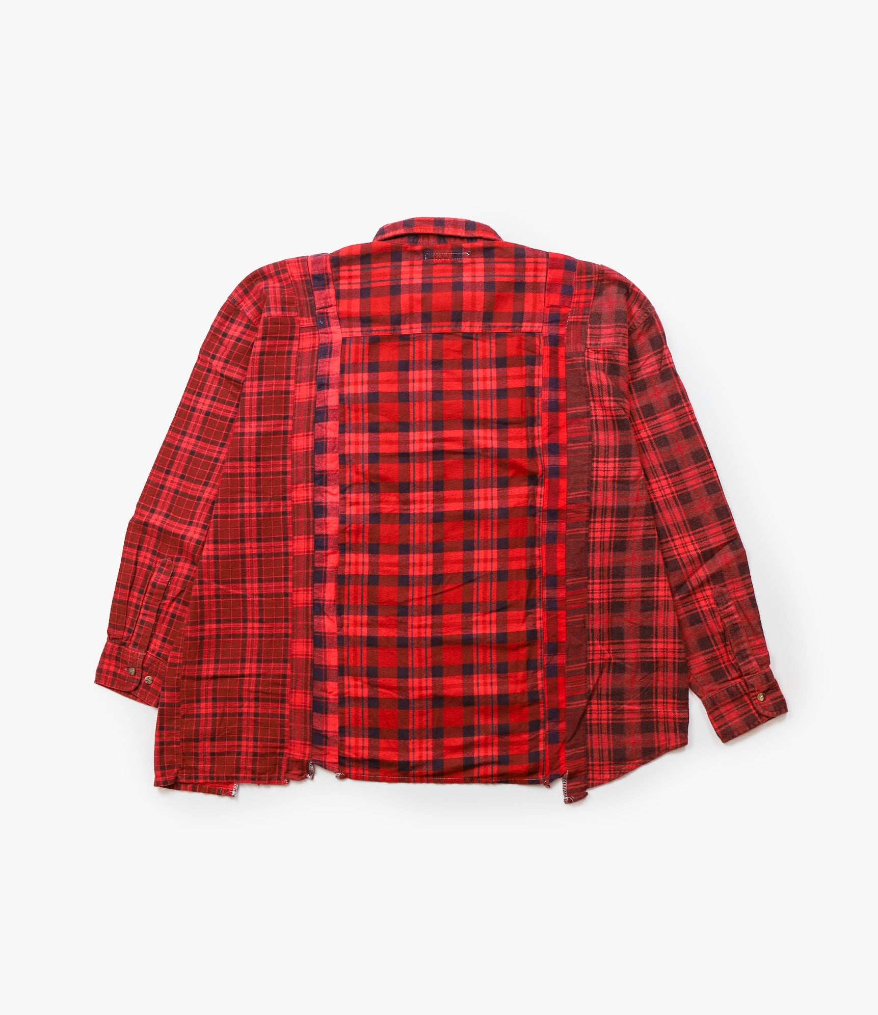 7 Cuts Shirt – Red Overdyed Flannel