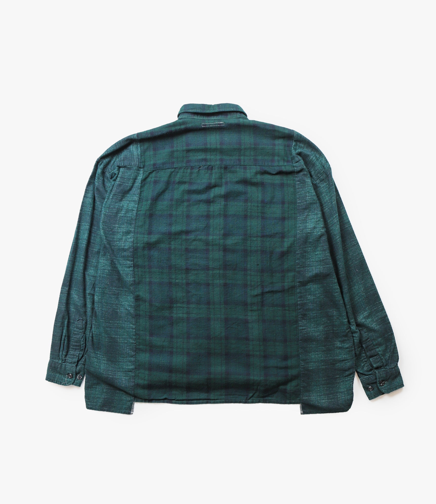 Ribbon Shirt – Green Overdyed Flannel