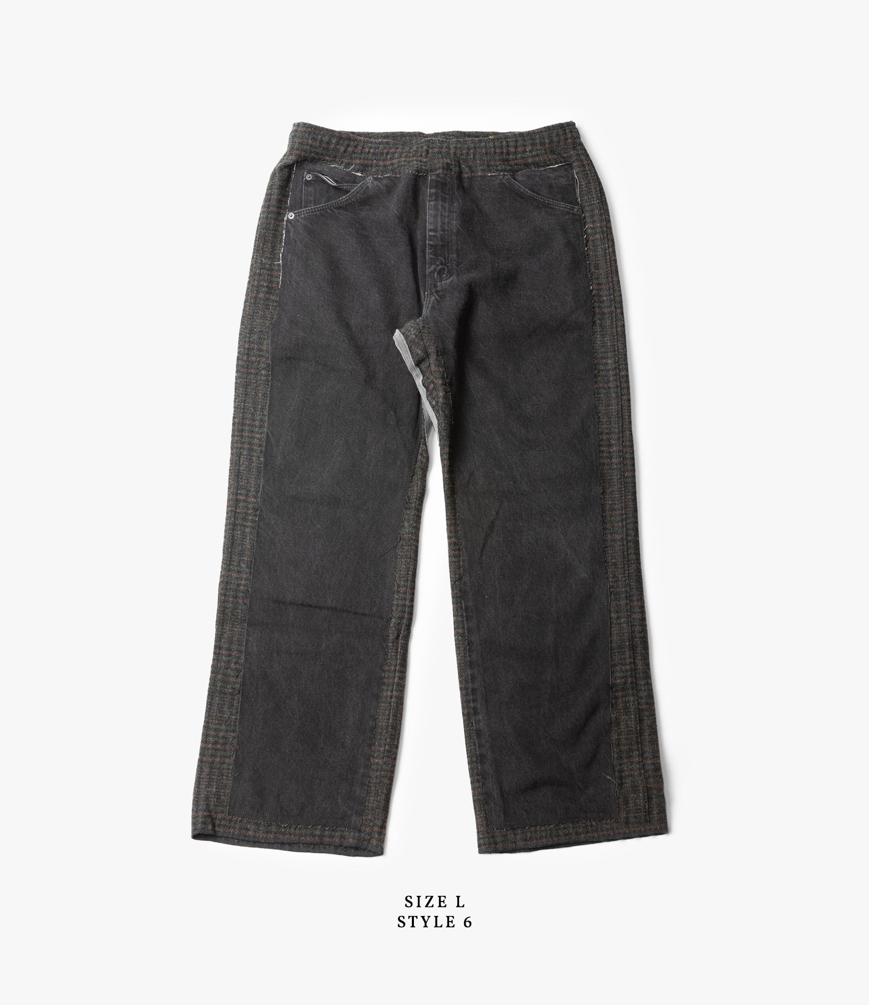 Covered Pant – Black Denim / Charcoal Glen Plaid