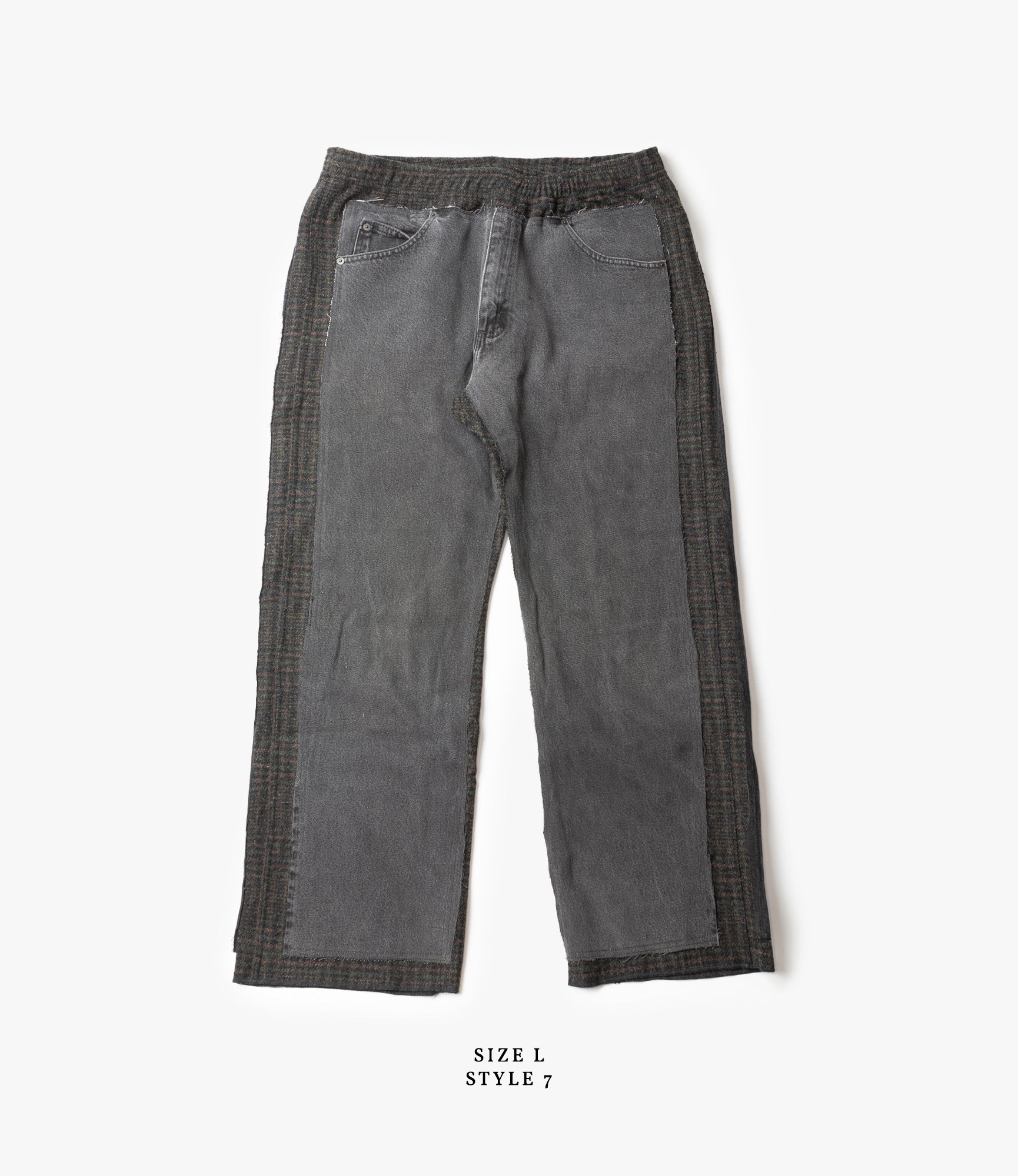 Covered Pant – Black Denim / Charcoal Glen Plaid