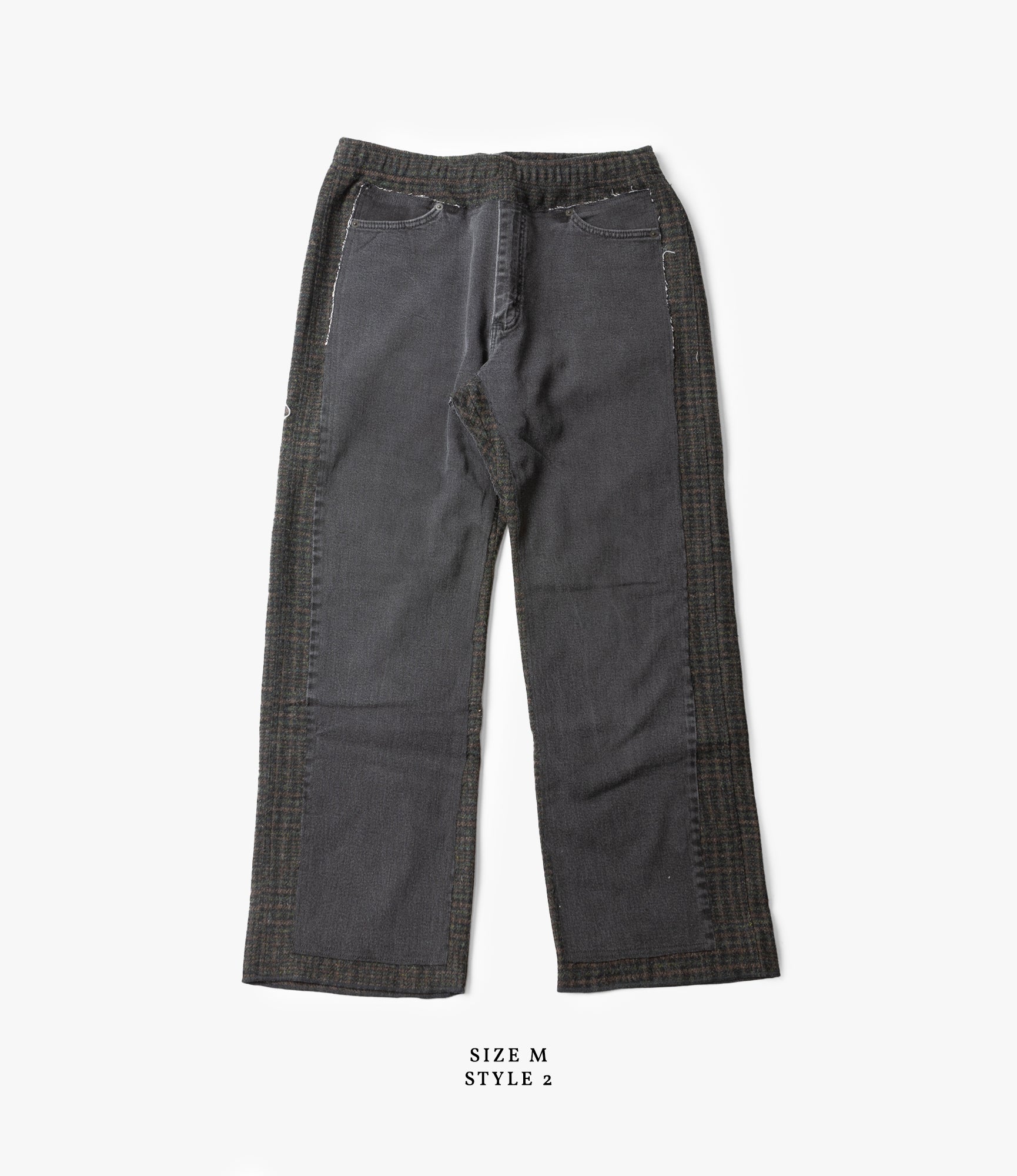 Covered Pant – Black Denim / Charcoal Glen Plaid