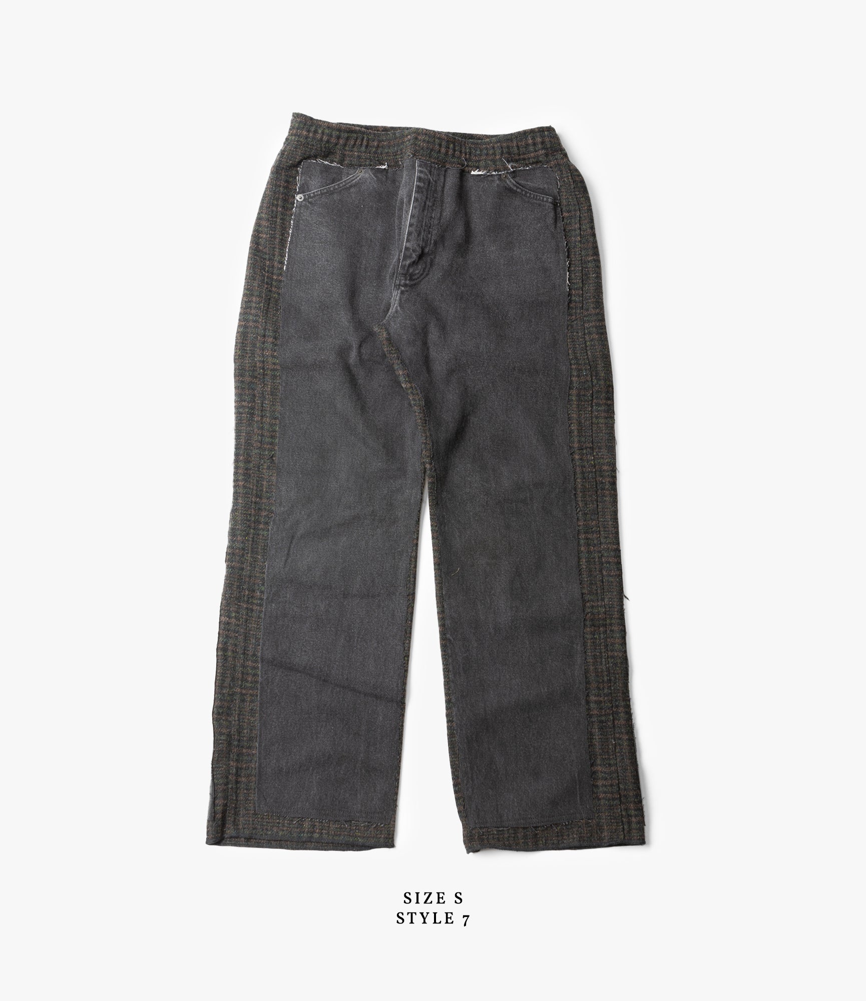 Covered Pant – Black Denim / Charcoal Glen Plaid