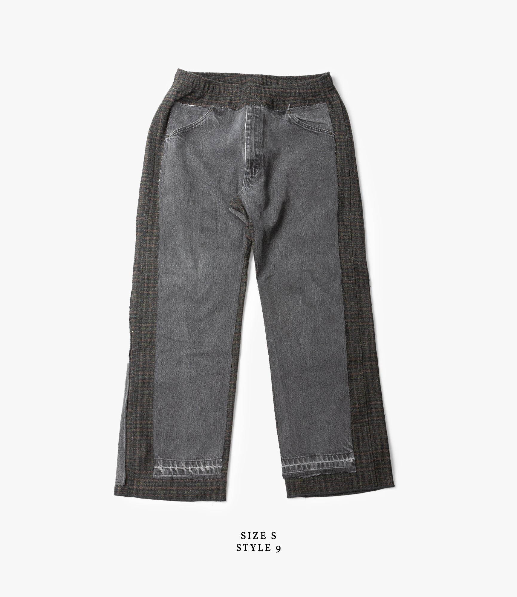 Covered Pant – Black Denim / Charcoal Glen Plaid