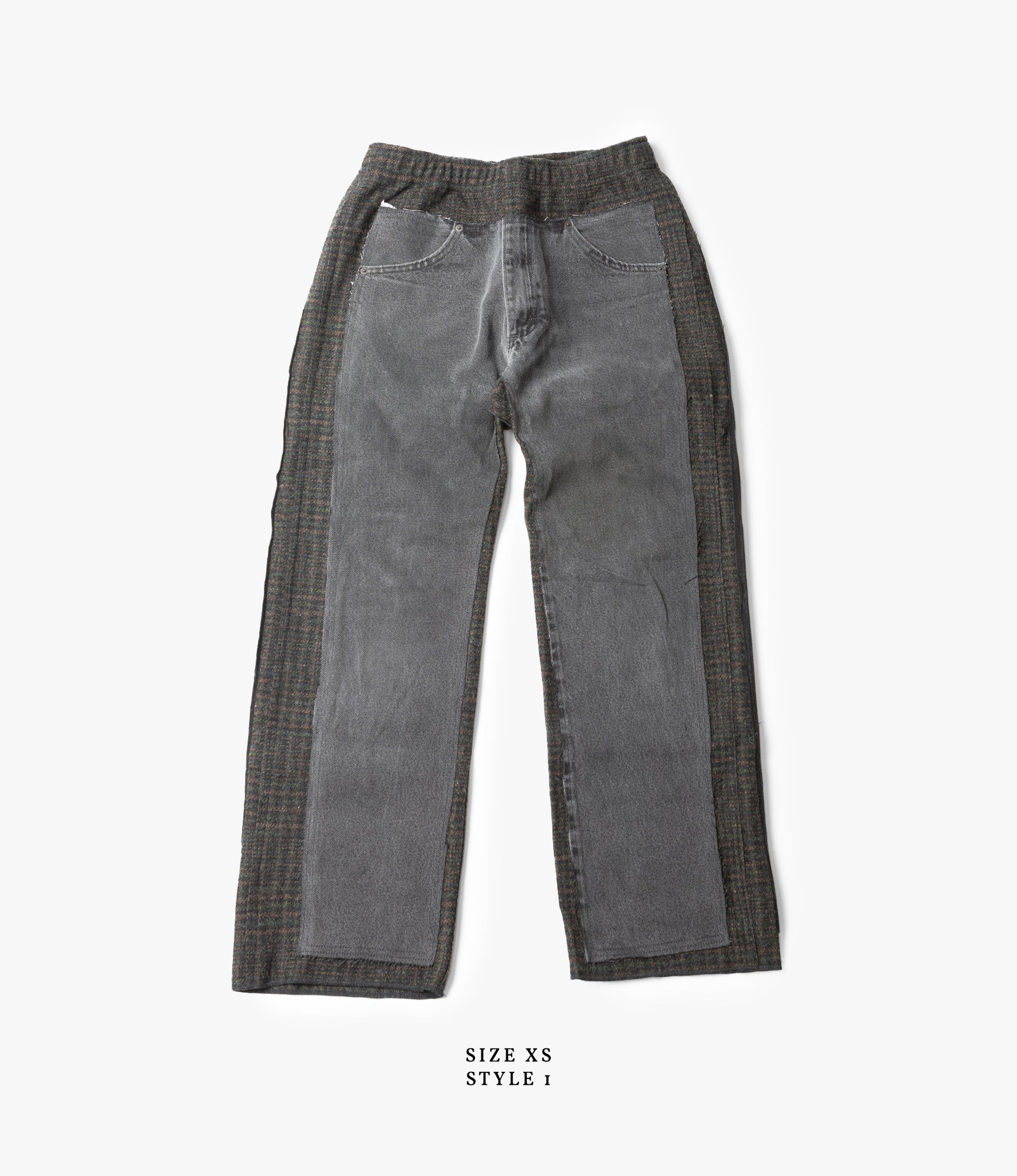 Covered Pant – Black Denim / Charcoal Glen Plaid