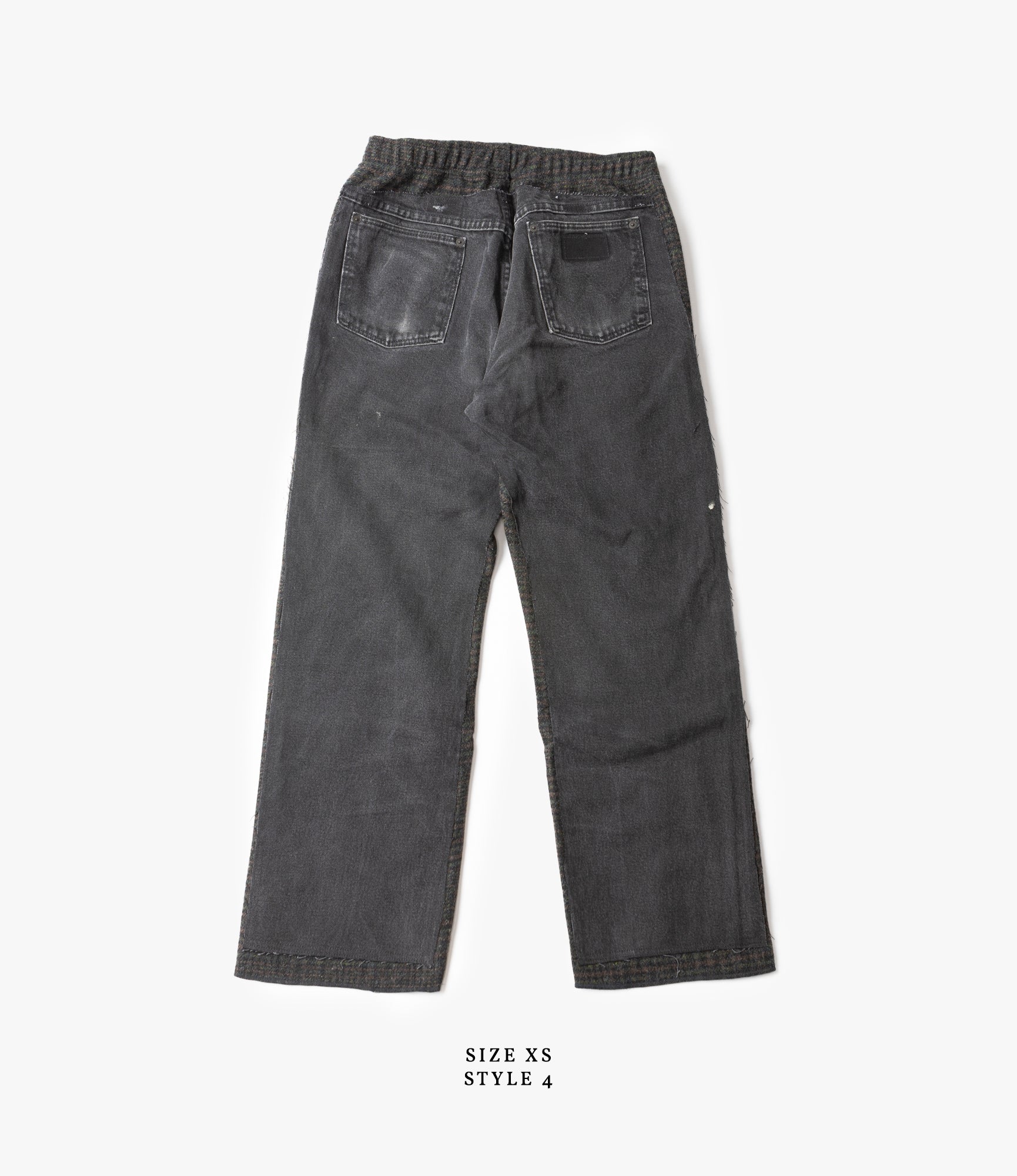 Covered Pant – Black Denim / Charcoal Glen Plaid