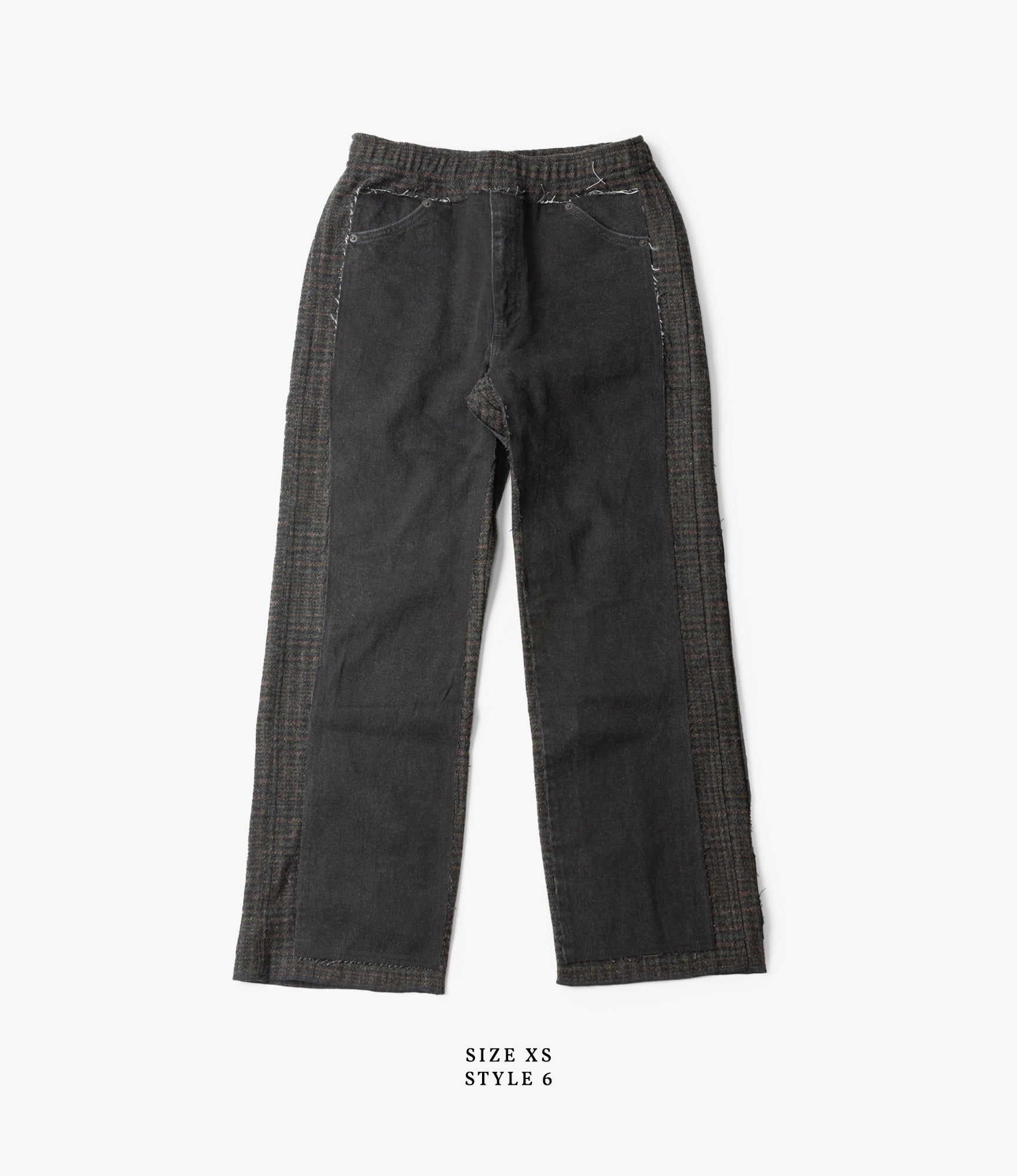 Covered Pant – Black Denim / Charcoal Glen Plaid