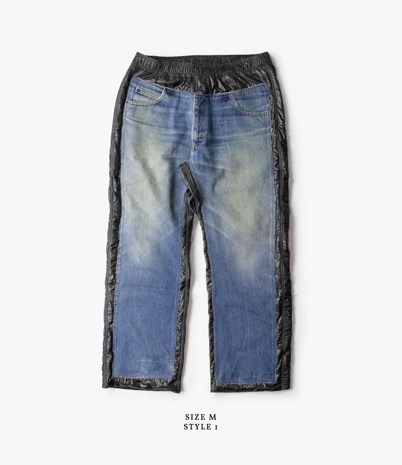 Covered Pant – Indigo Denim / Black Ripstop Nylon