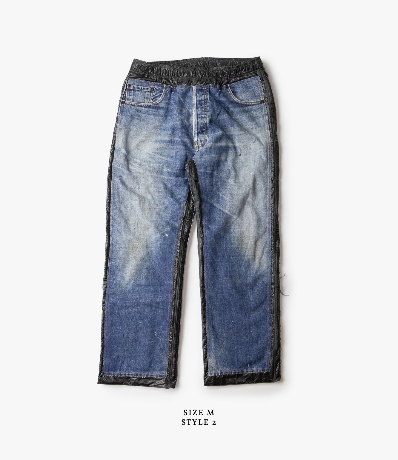 Covered Pant – Indigo Denim / Black Ripstop Nylon