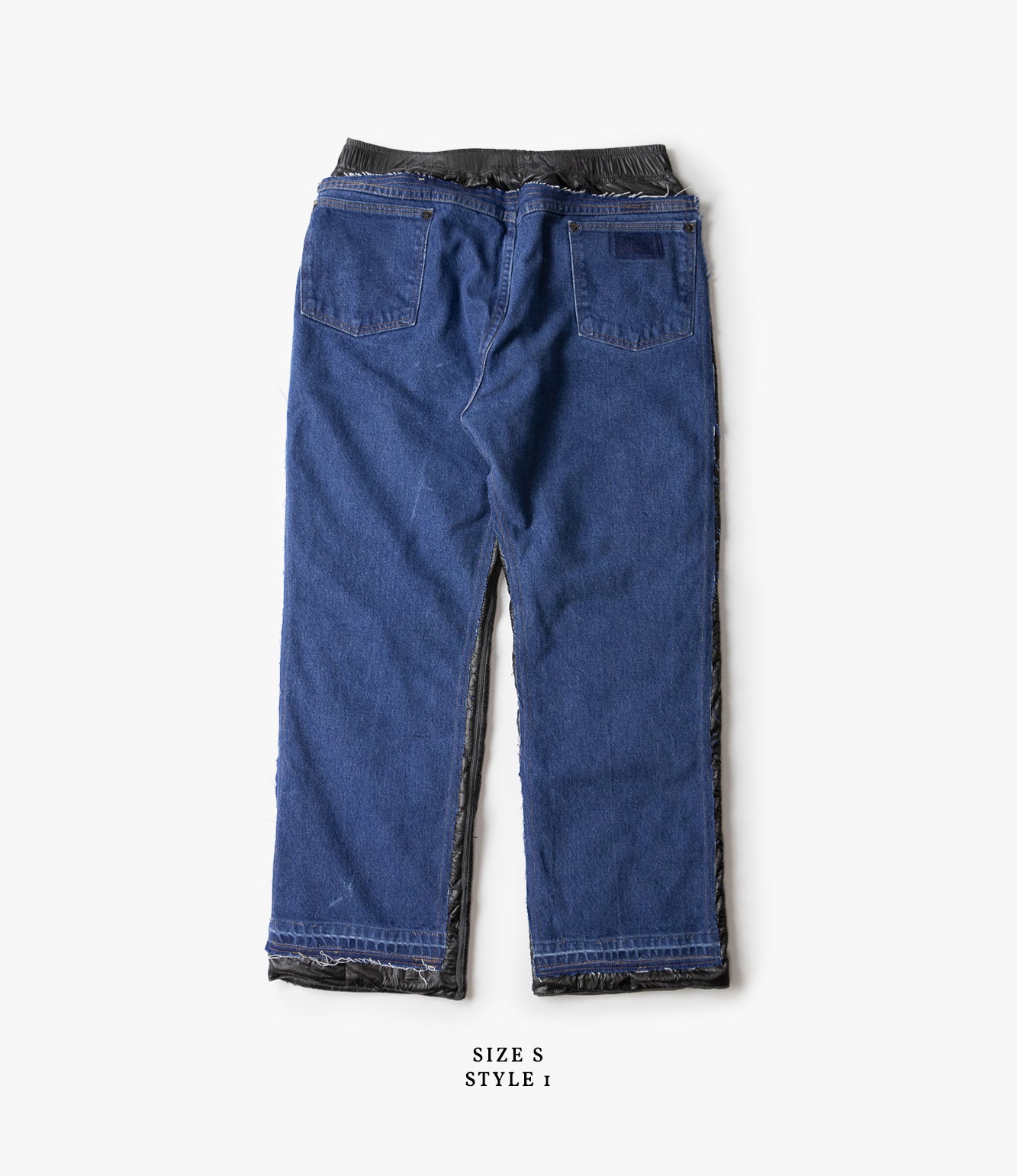 Covered Pant – Indigo Denim / Black Ripstop Nylon