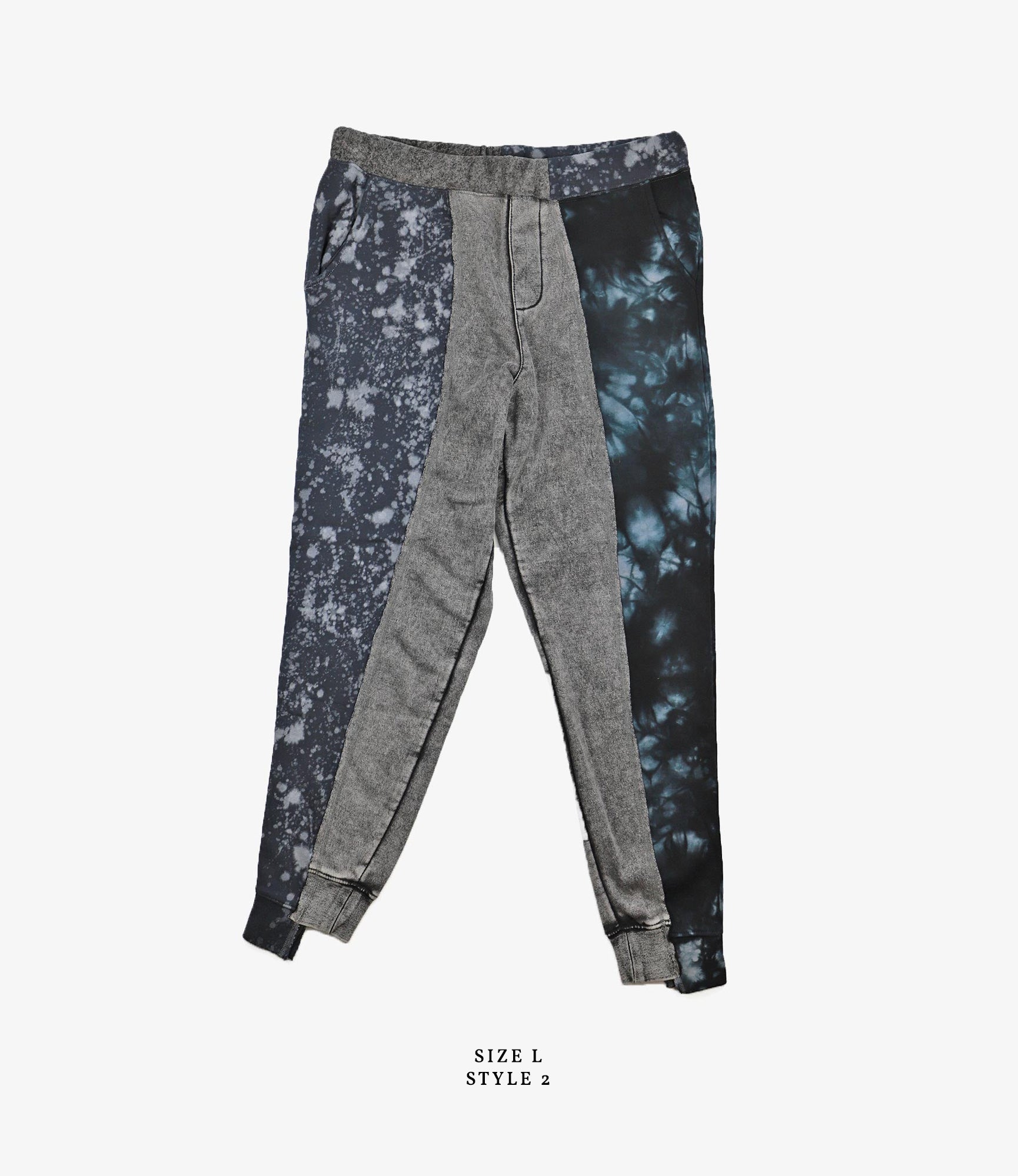 Sweat Pant – Black/White Mishmash