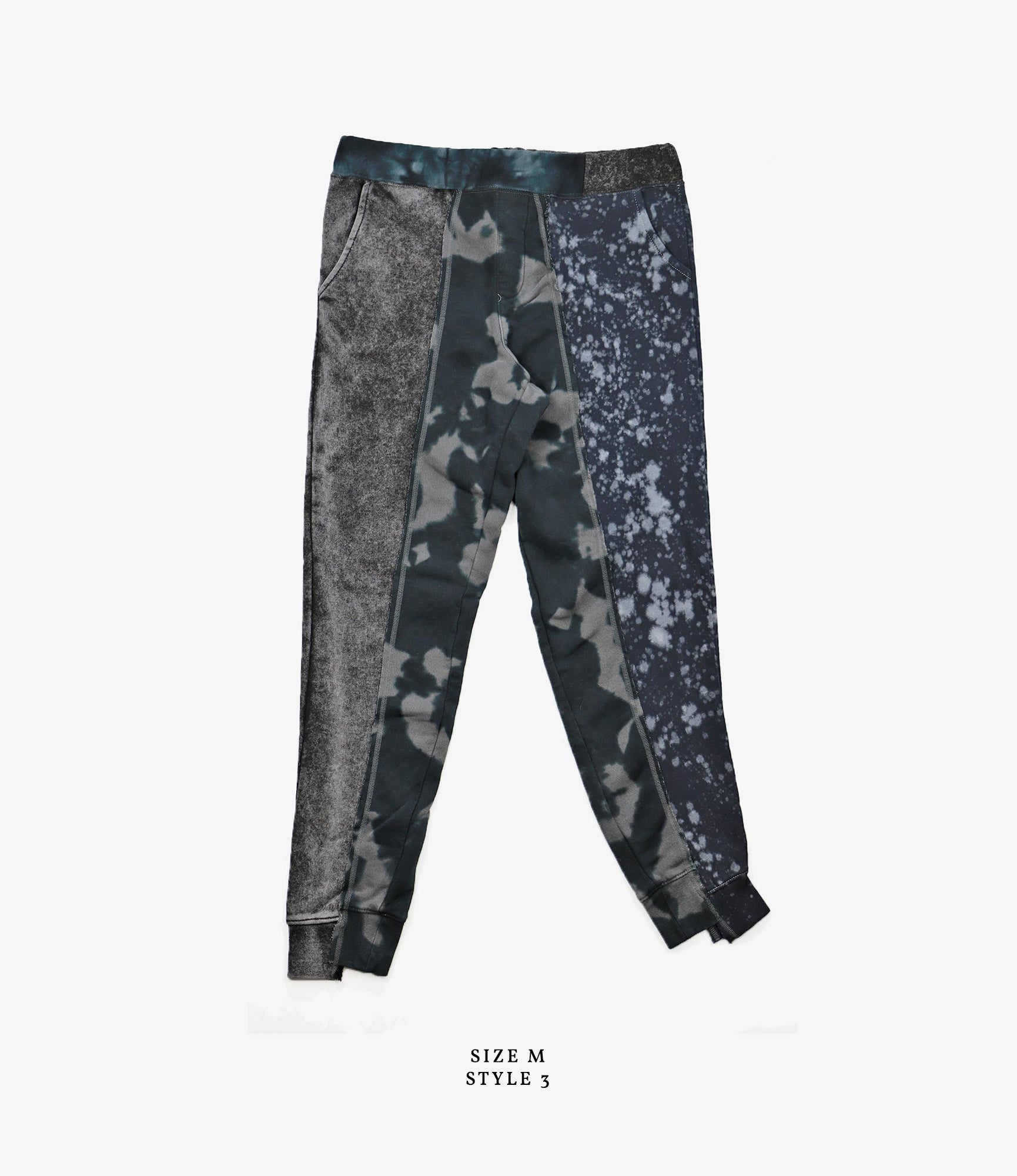 Sweat Pant – Black/White Mishmash