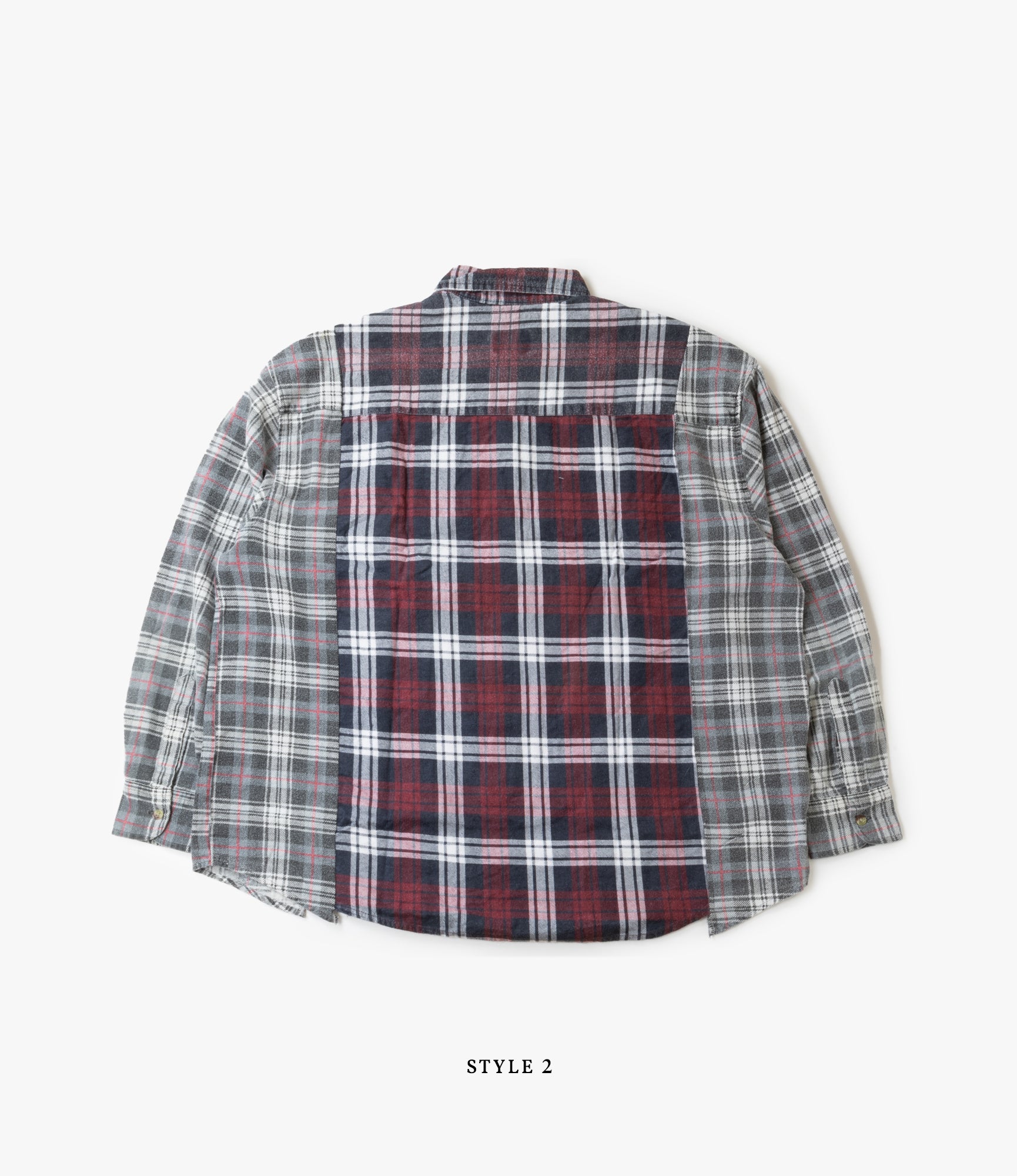 Wide Flannel Ribbon Shirt