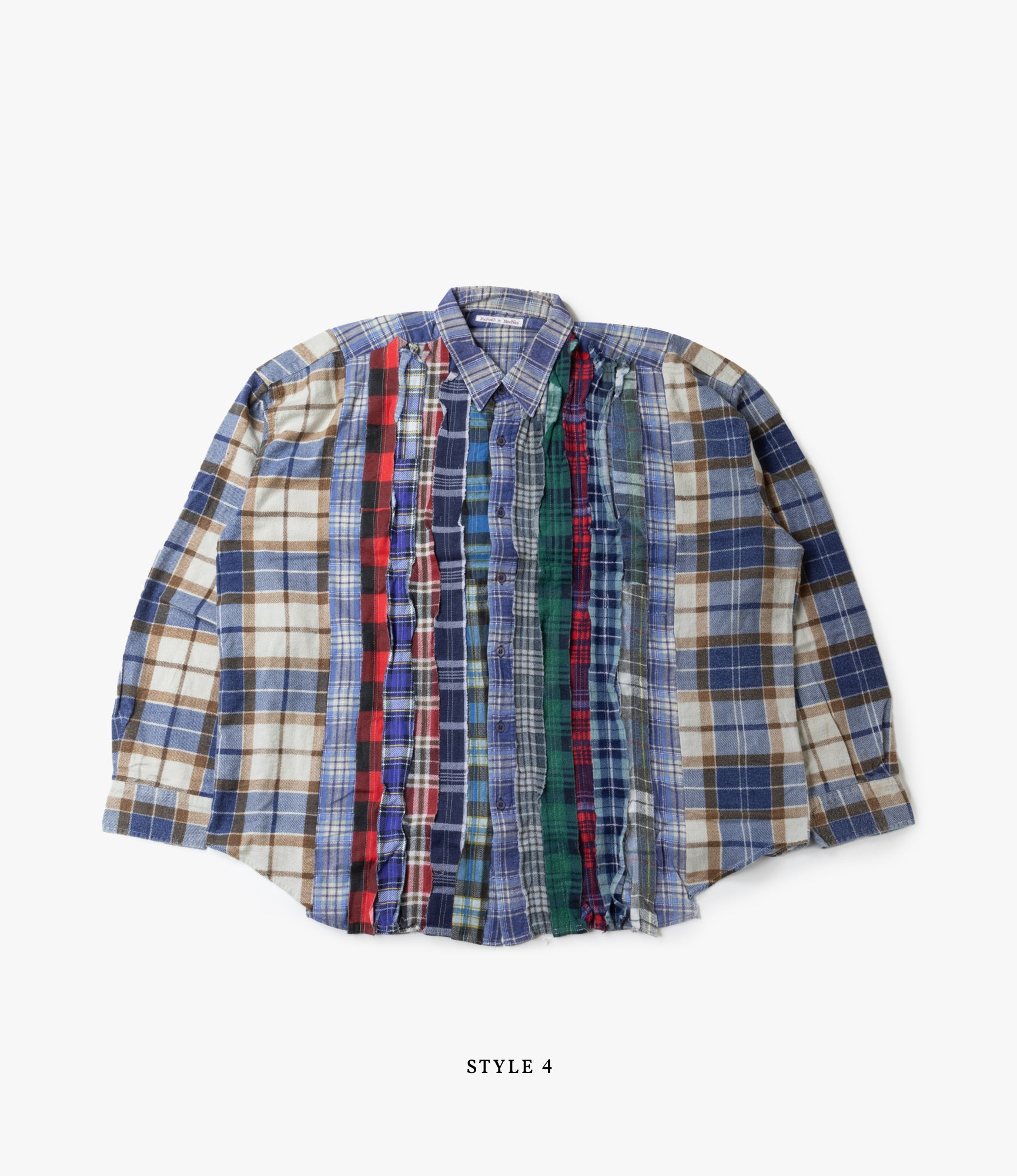 Wide Flannel Ribbon Shirt