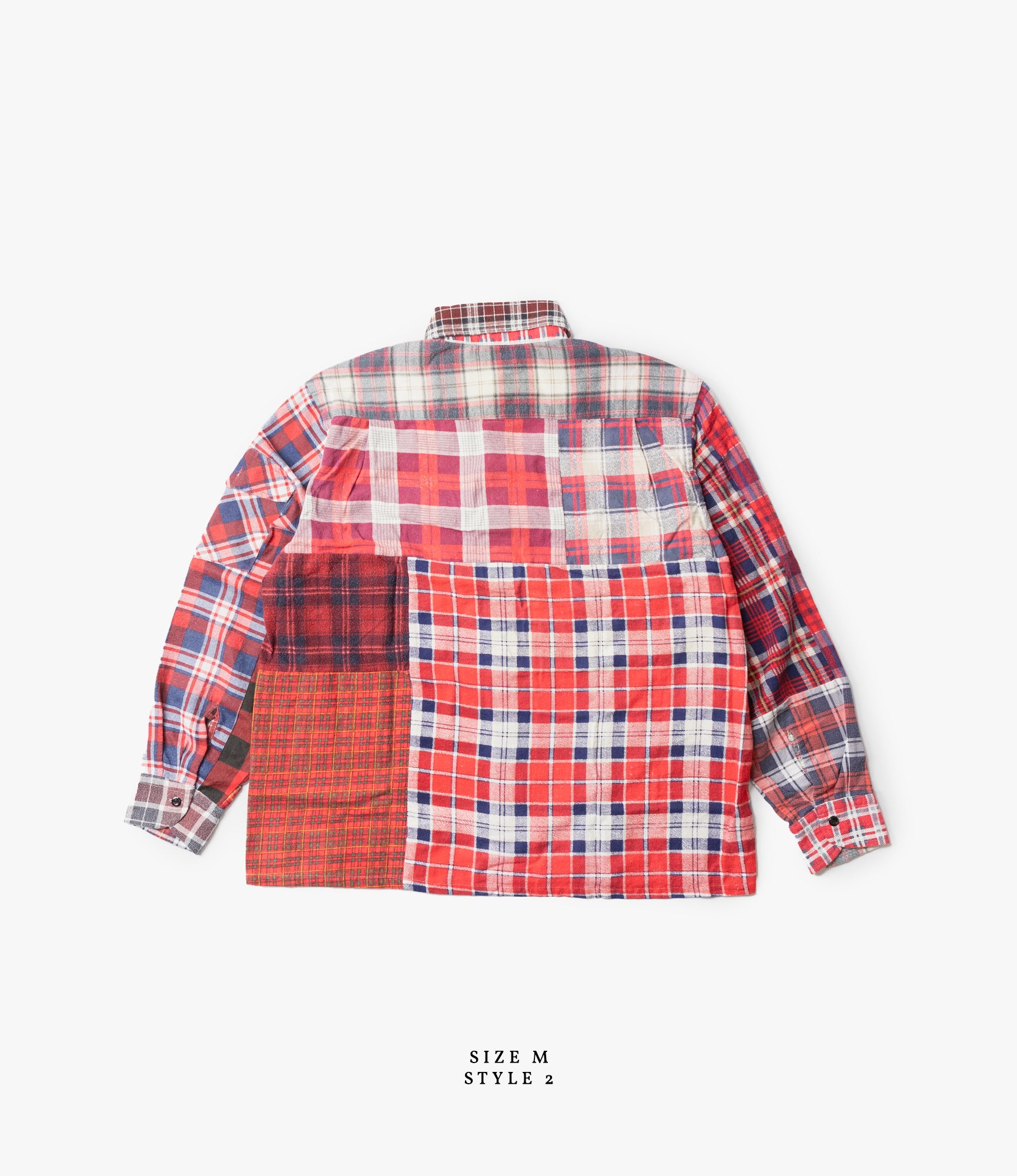 Straight Hem Flannel Shirt