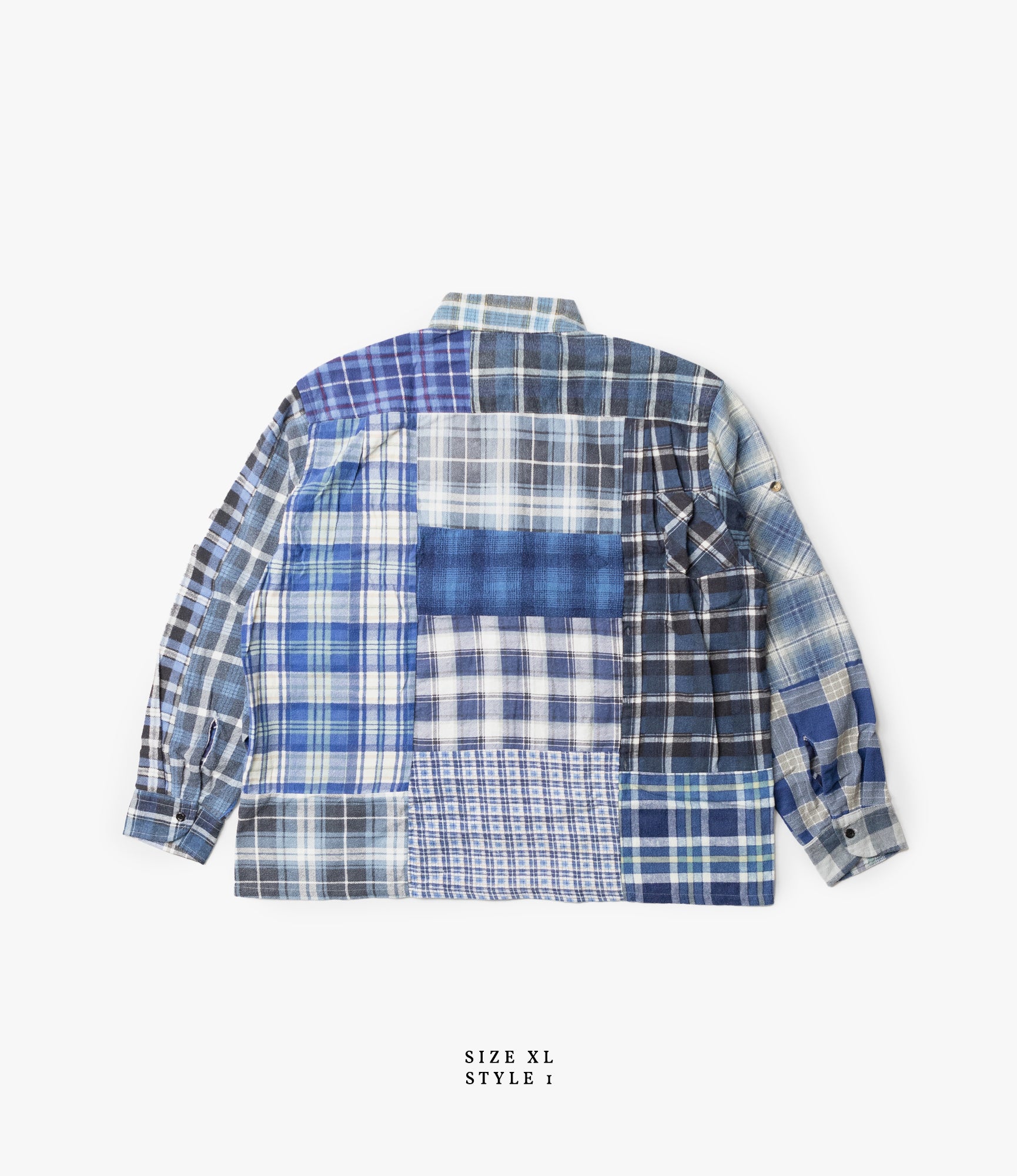 Straight Hem Flannel Shirt