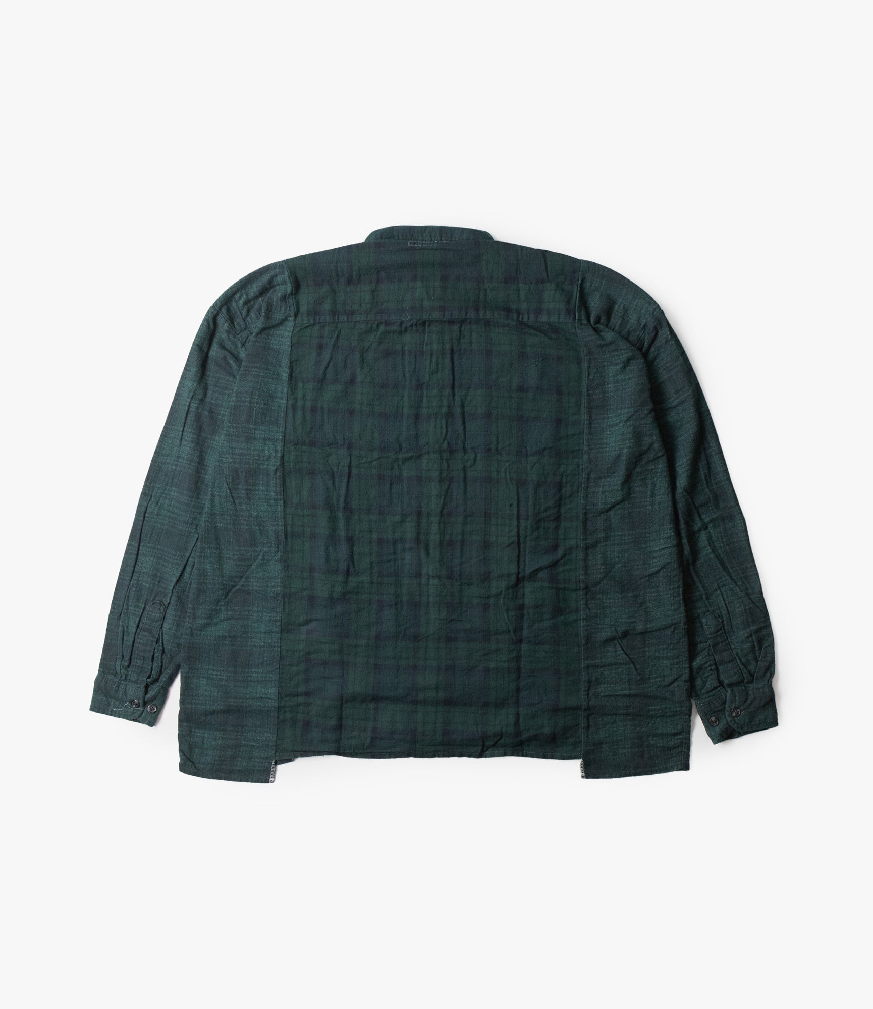 Ribbon Shirt – Green Overdyed Flannel
