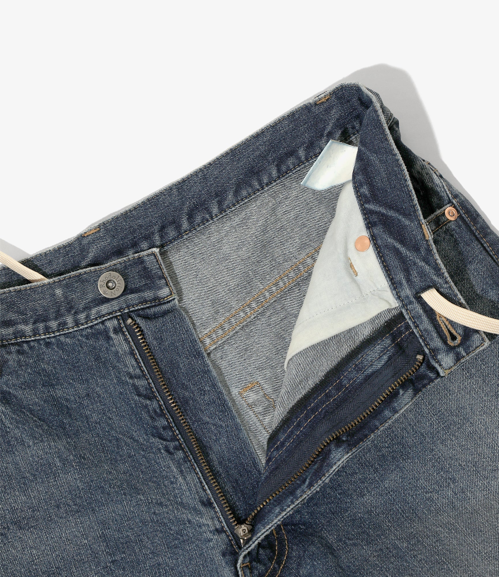 5 Pockets Pant – Indigo Damaged Denim