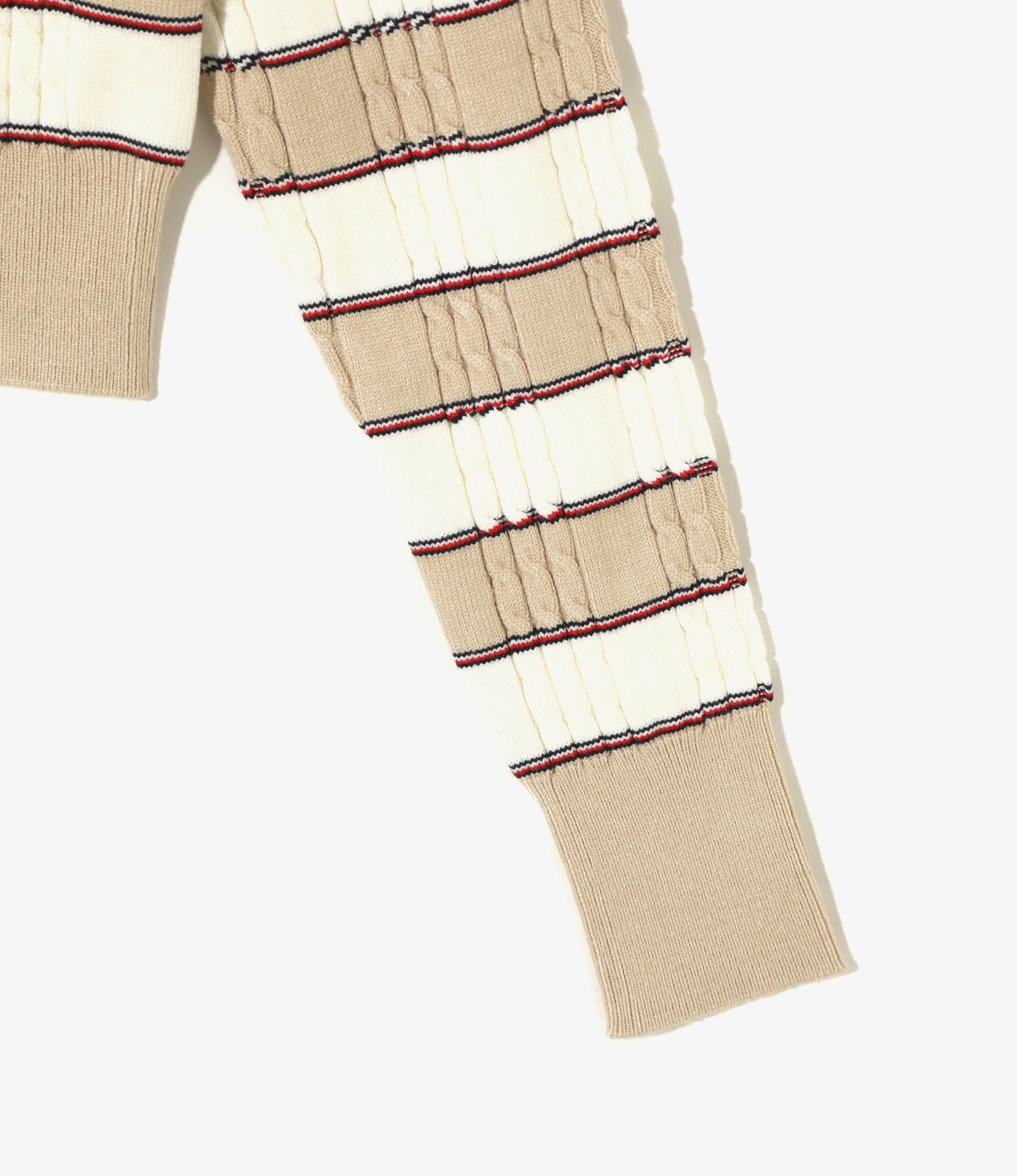 Cable Stitch Cardigan – Beige