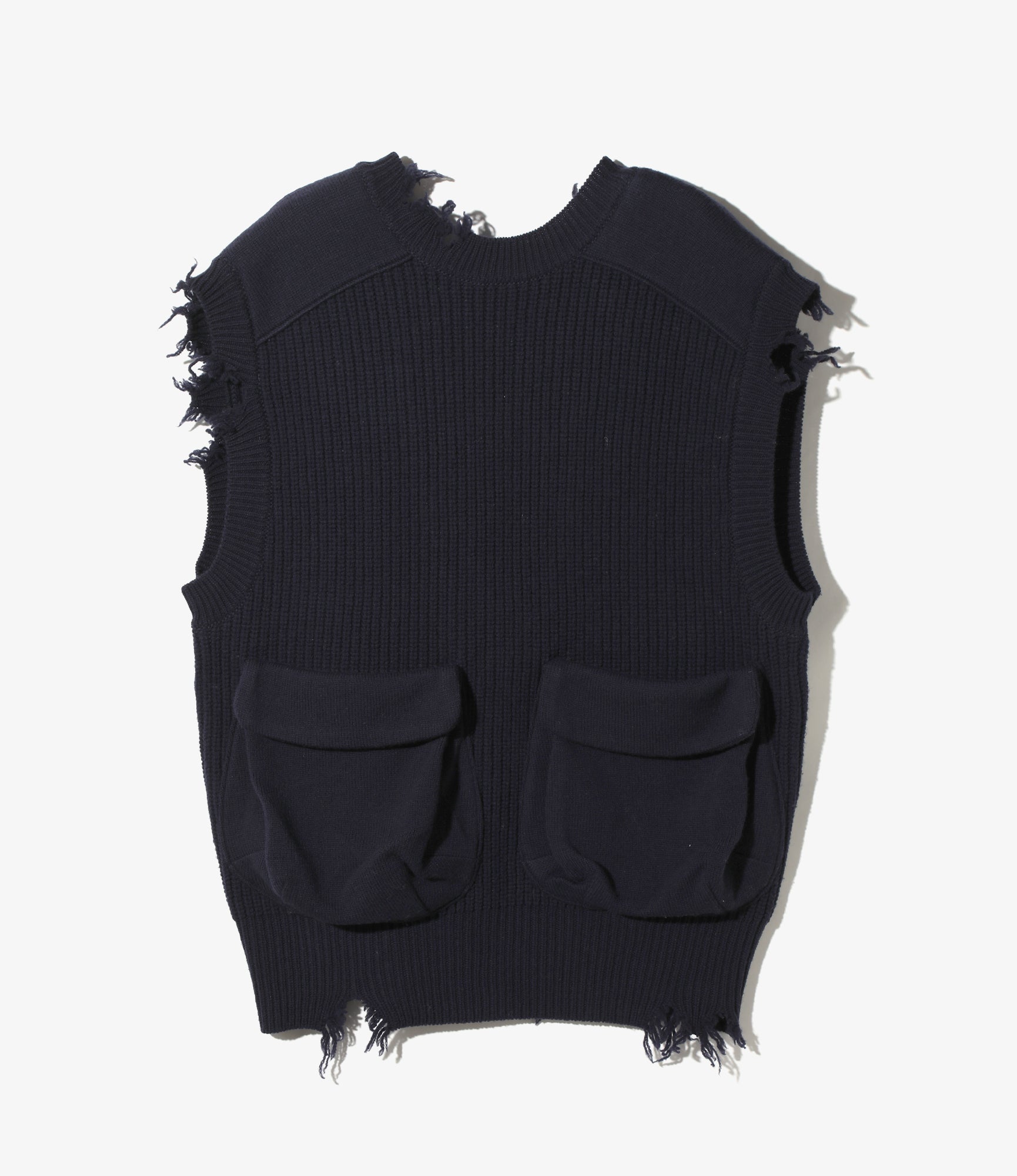 Commando Knit Vest – Navy