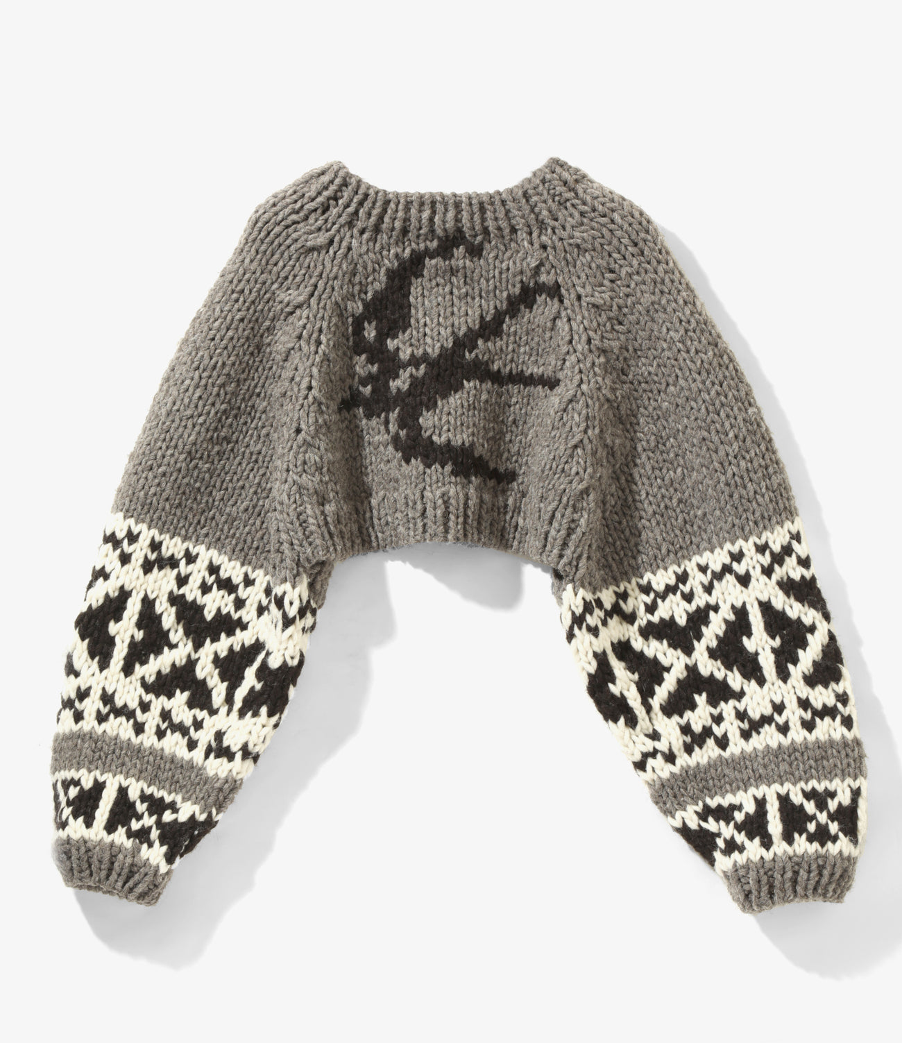 Cowichan Knit Bolero – Taupe