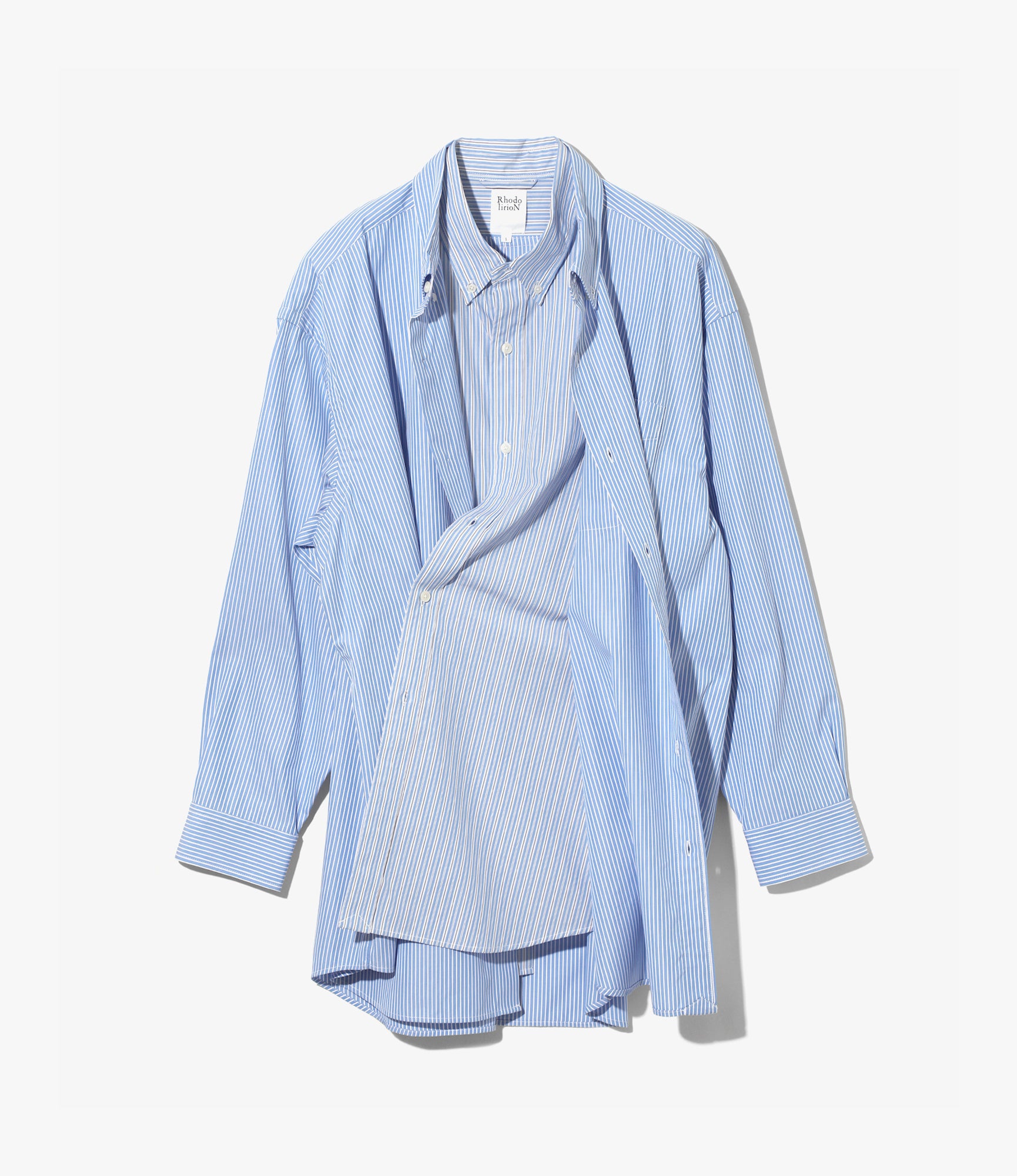 double layer shirt dress Organic Shirt Dress / Beige