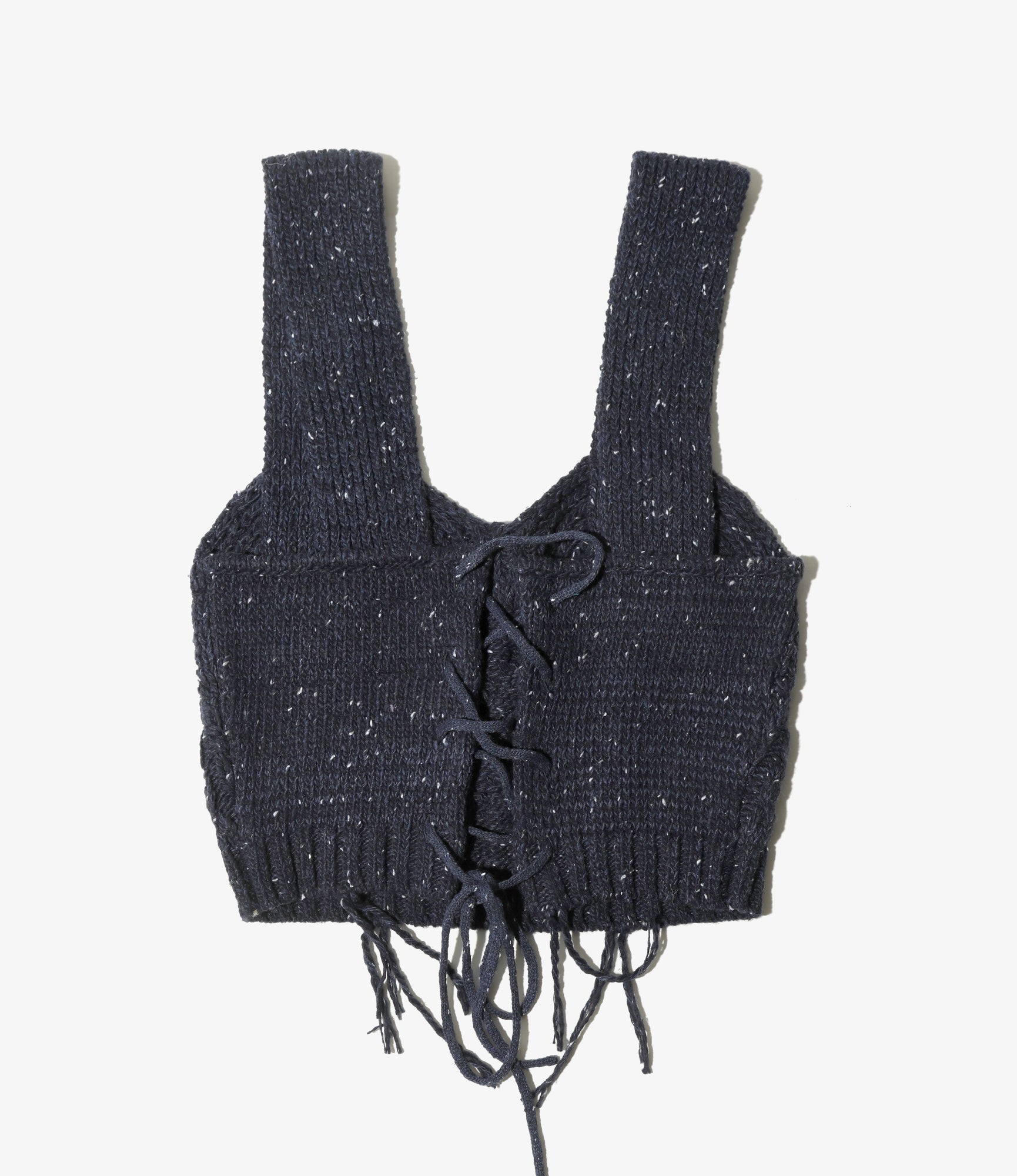 Fisherman Knit Corset – Navy