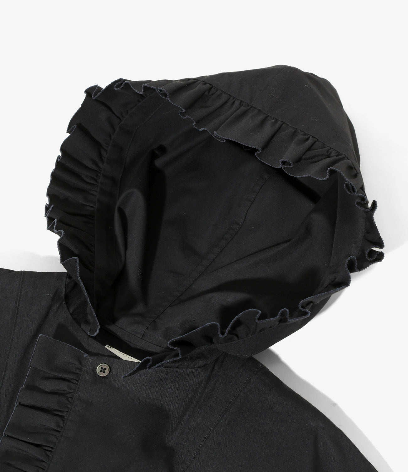 Frill Hoodie – Black