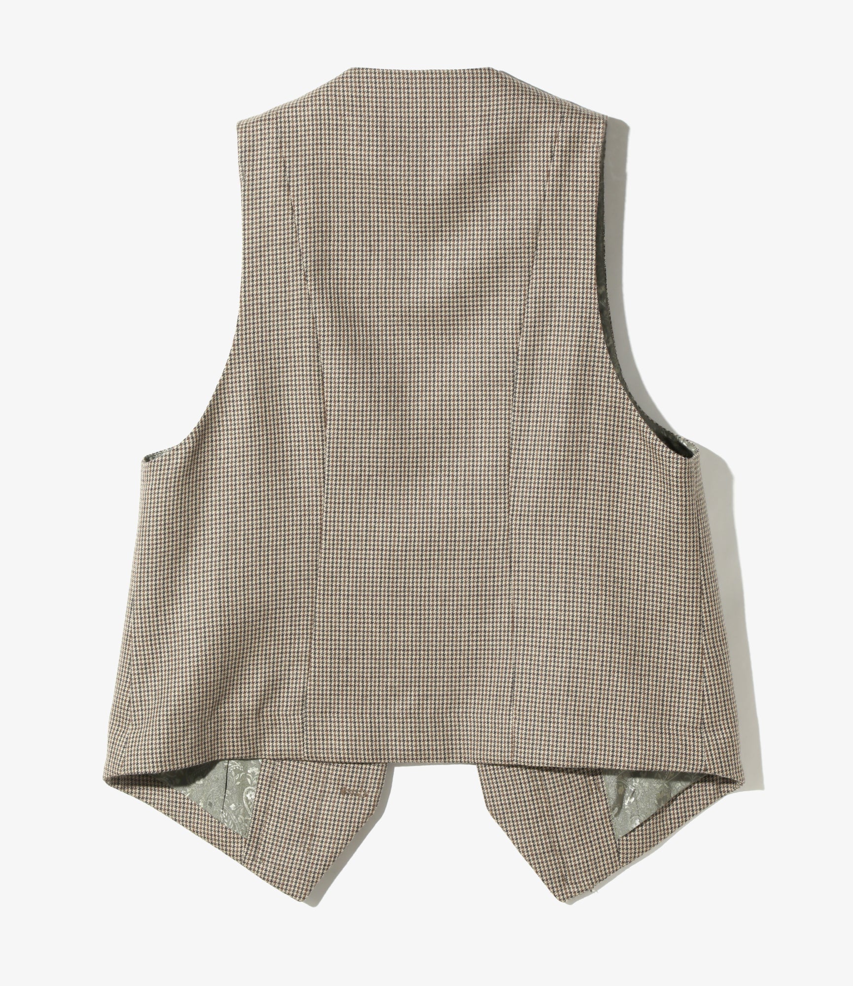 Frill Vest – Houndstooth