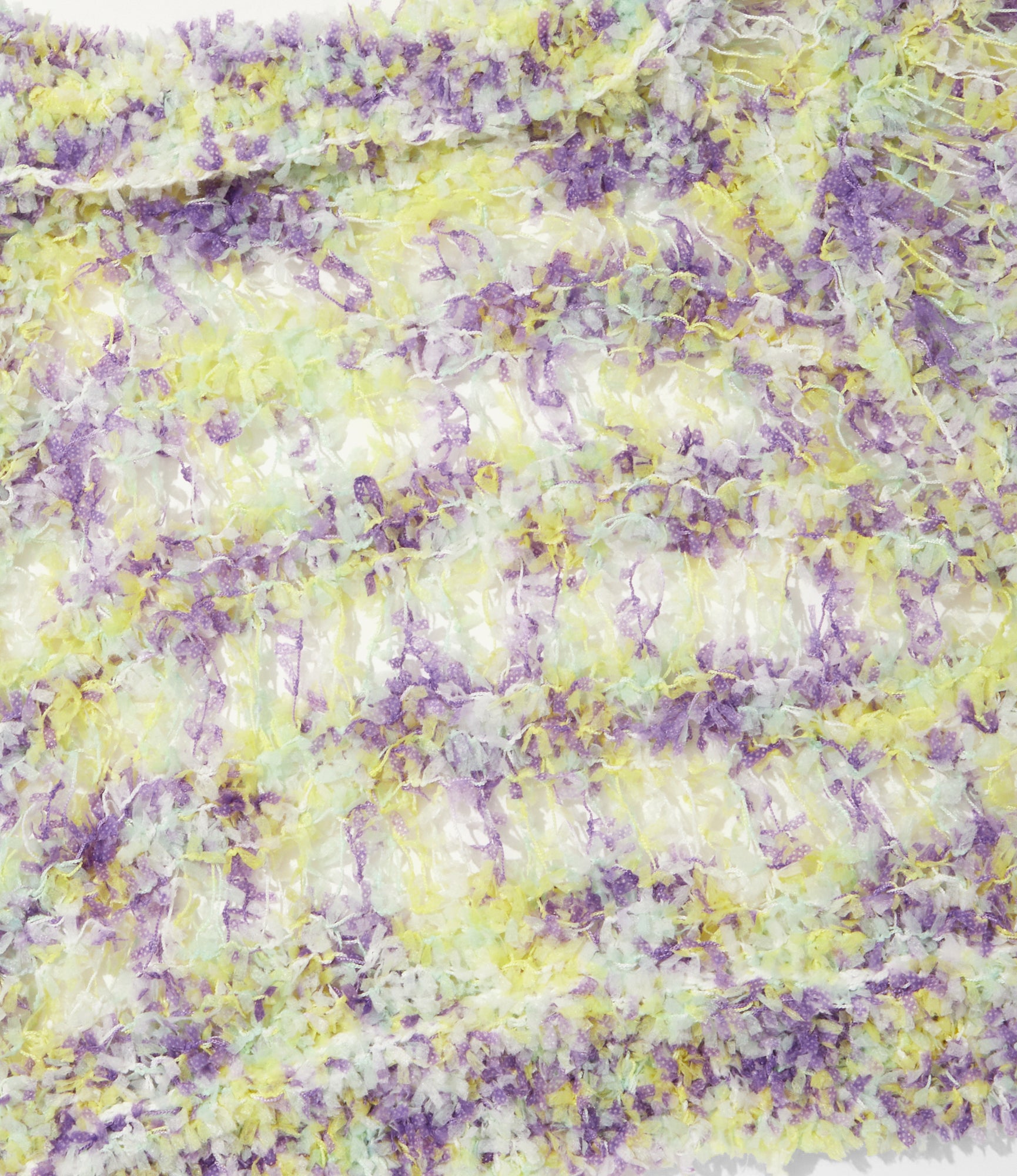Knit Bolero – Purple/Yellow Fancy Yarn