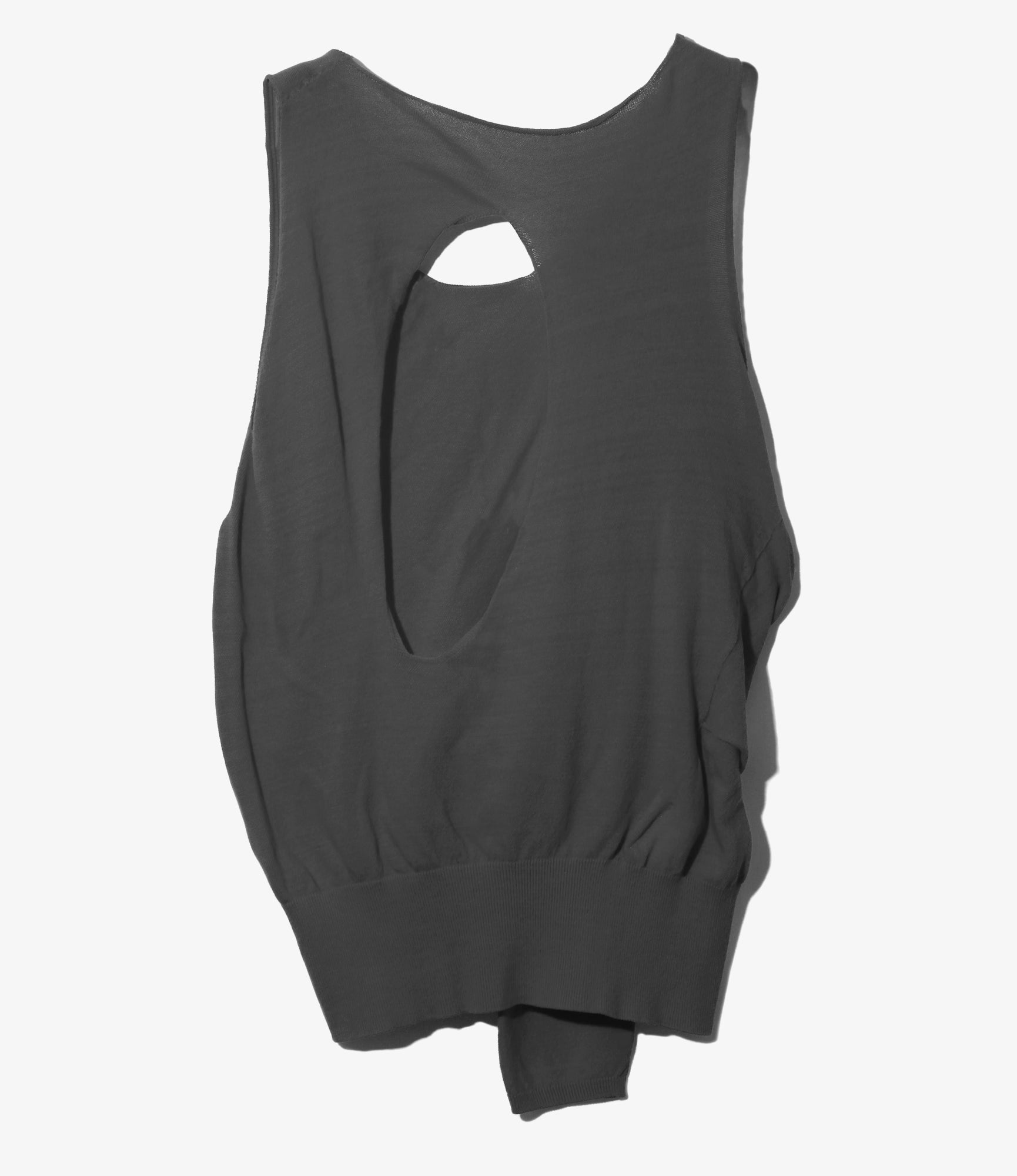 Knot Tank Top – Grey Sheer