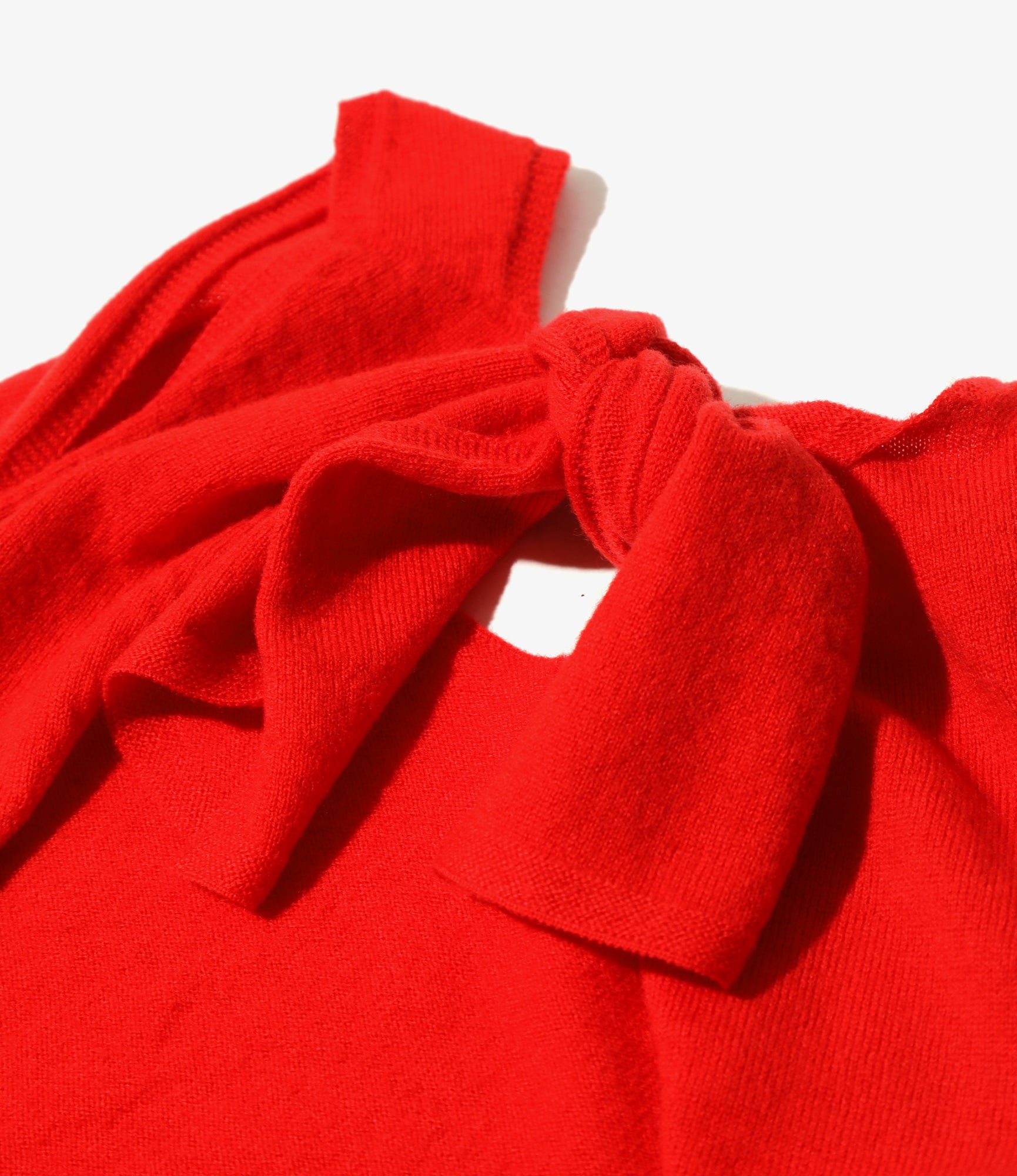 Knot Tank Top – Red Boiled Wool