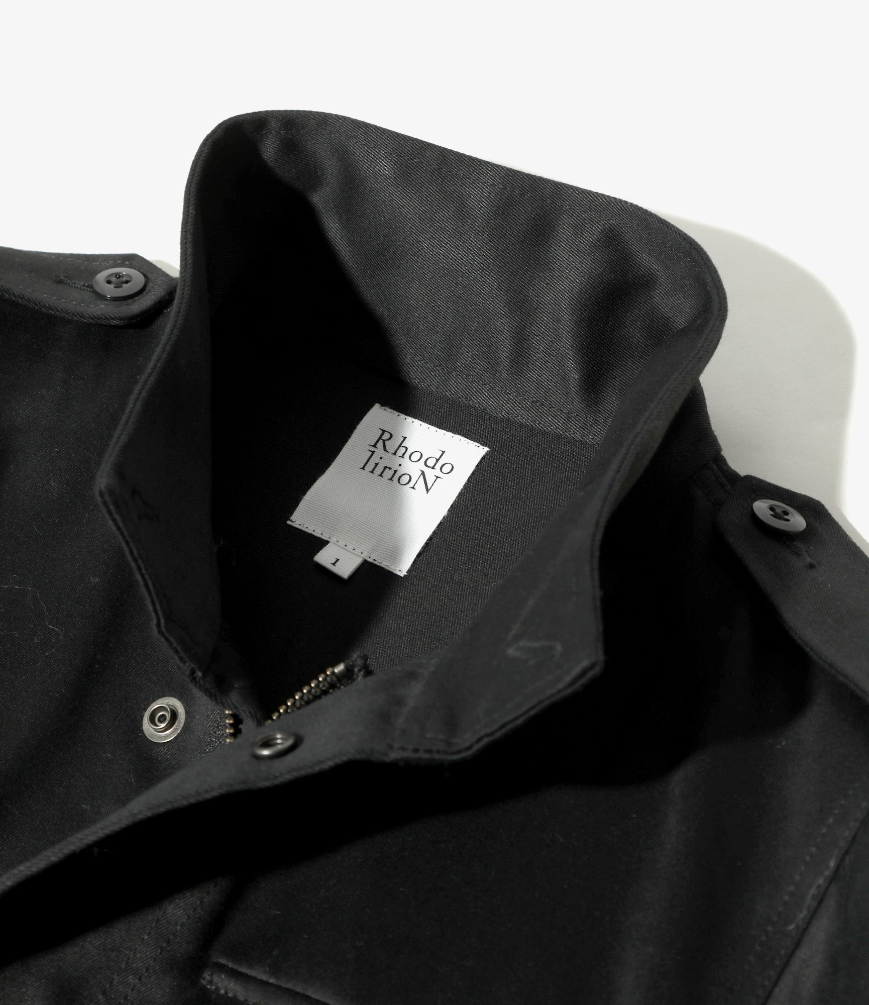 M-65 Type Jacket – Black Chino Cloth