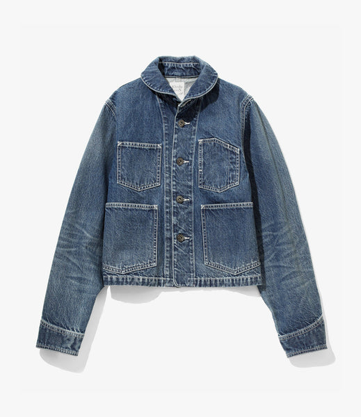 Short Coverall – Indigo Denim | RhodolirioN | Nepenthes London