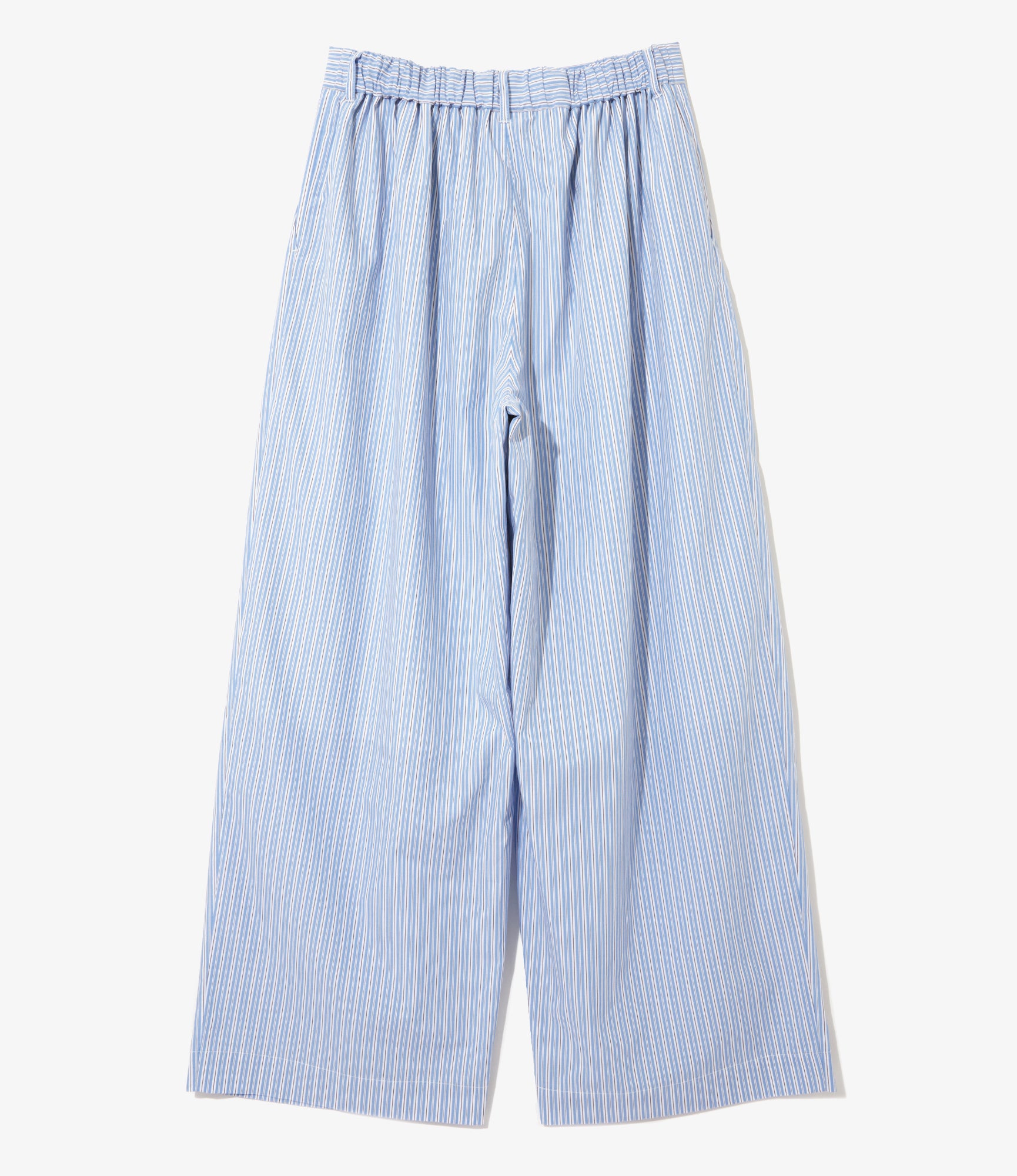 Tucked Balloon Pant – Blue Stripe