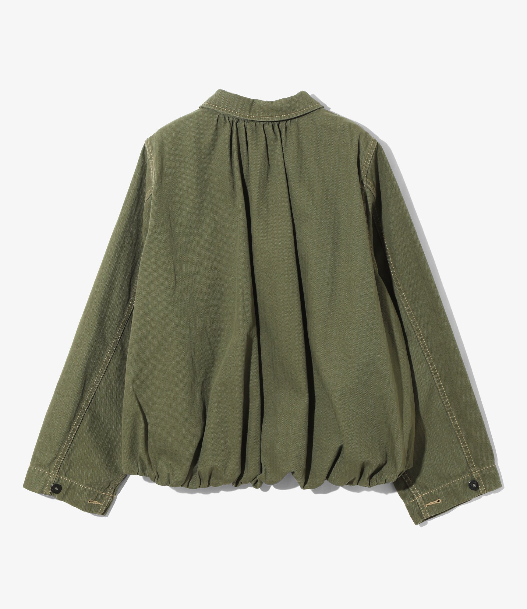 Utility Jacket – Olive Herringbone
