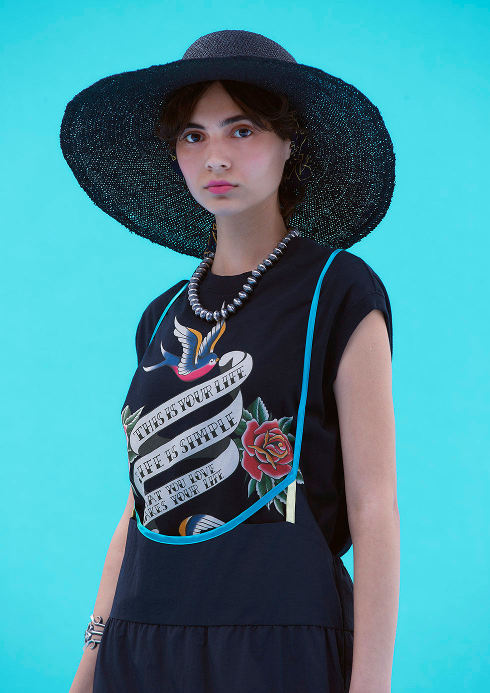 トップス RHODOLIRION 2WAY TANK TOP SHEER 2Way Tank Top Sheer - H. Grey | Nepenthes New York