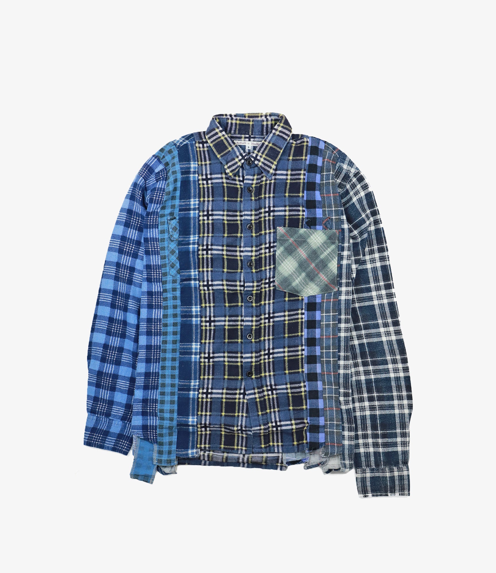 Rebuild by Needles Flannel Shirt - 7 Cuts Shirt | Nepenthes London
