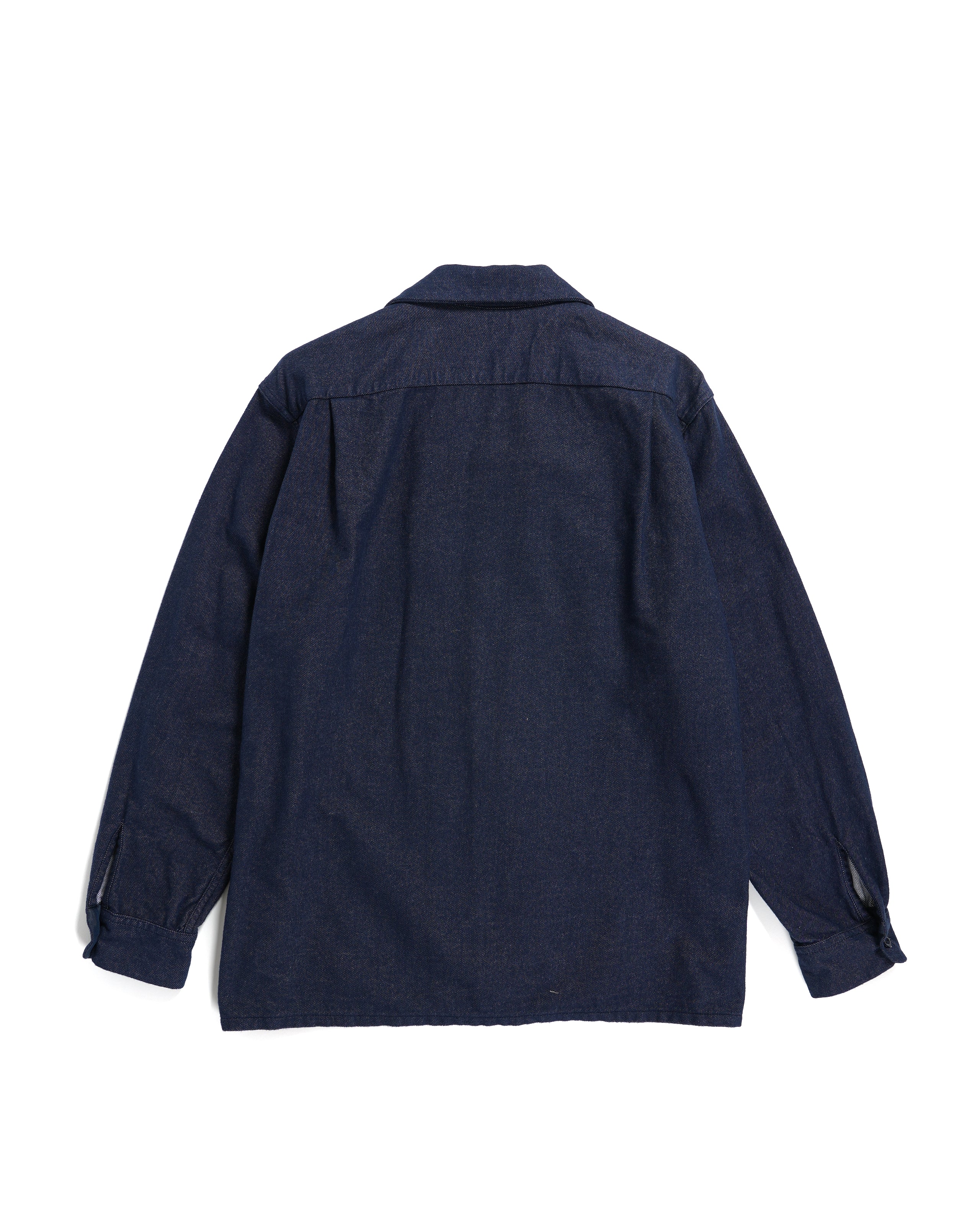 Engineered Garments Classic Shirt - Indigo Cotton Denim Flannel