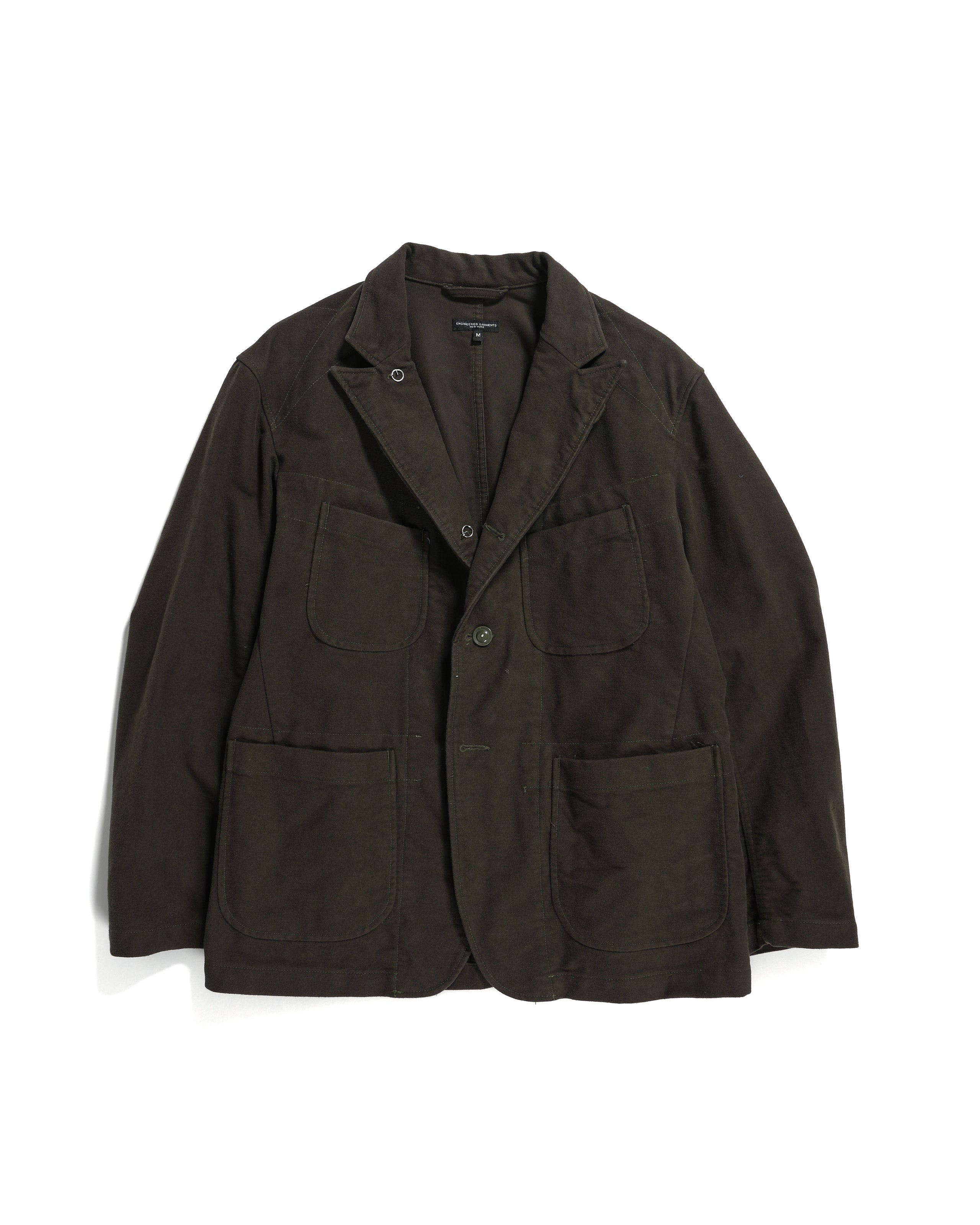 Engineered Garments Bedford Jacket - Olive Cotton Moleskin