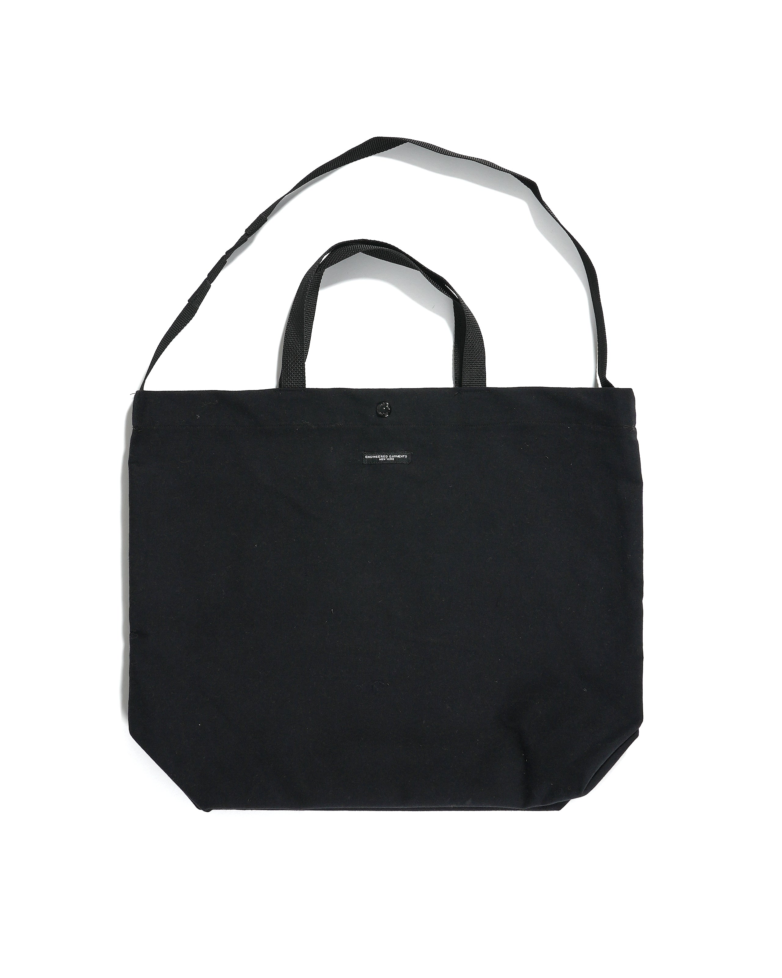 Engineered Garments Carry All Tote - Black Cotton Moleskin