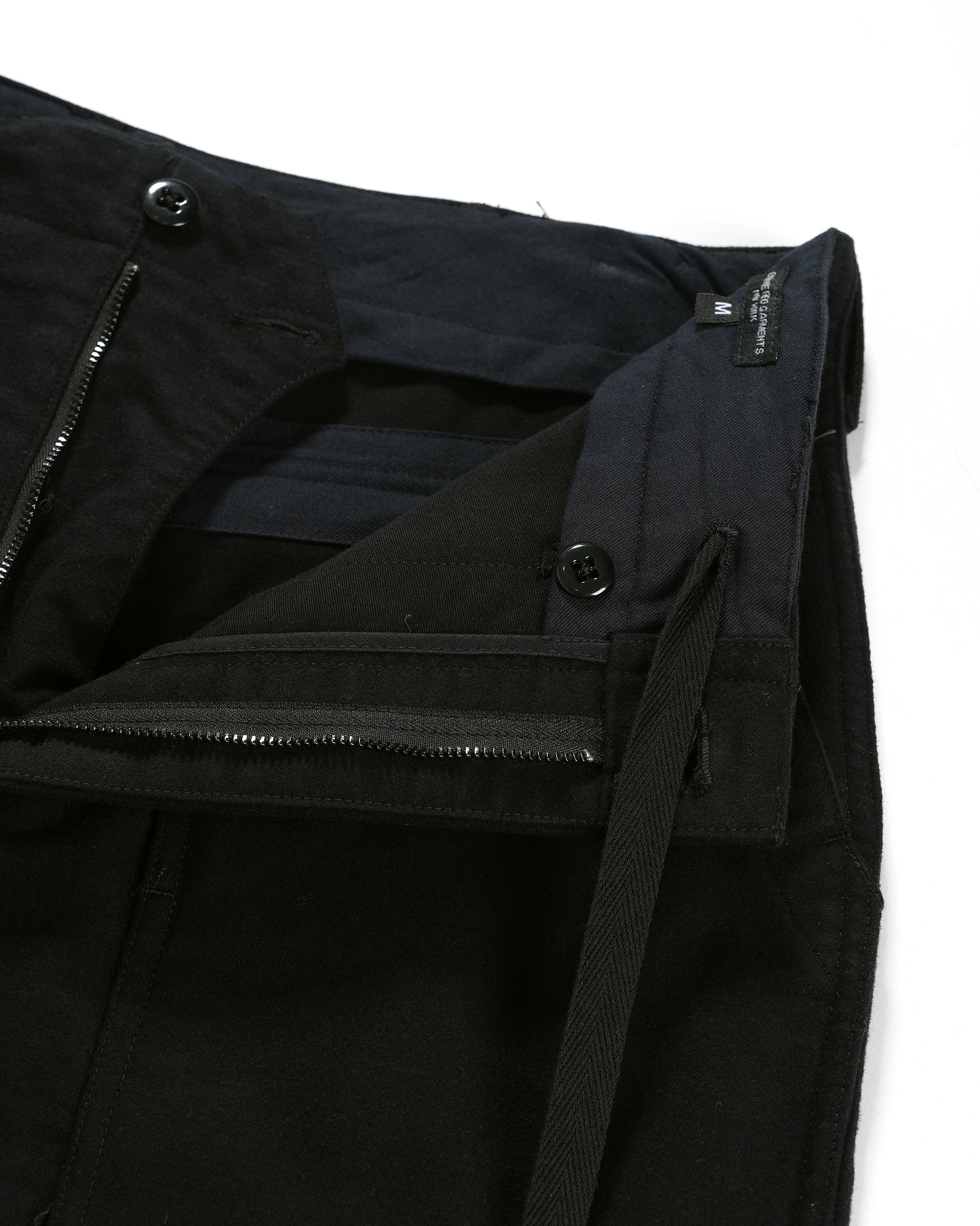 Engineered Garments Fatigue Pant - Black Cotton Moleskin