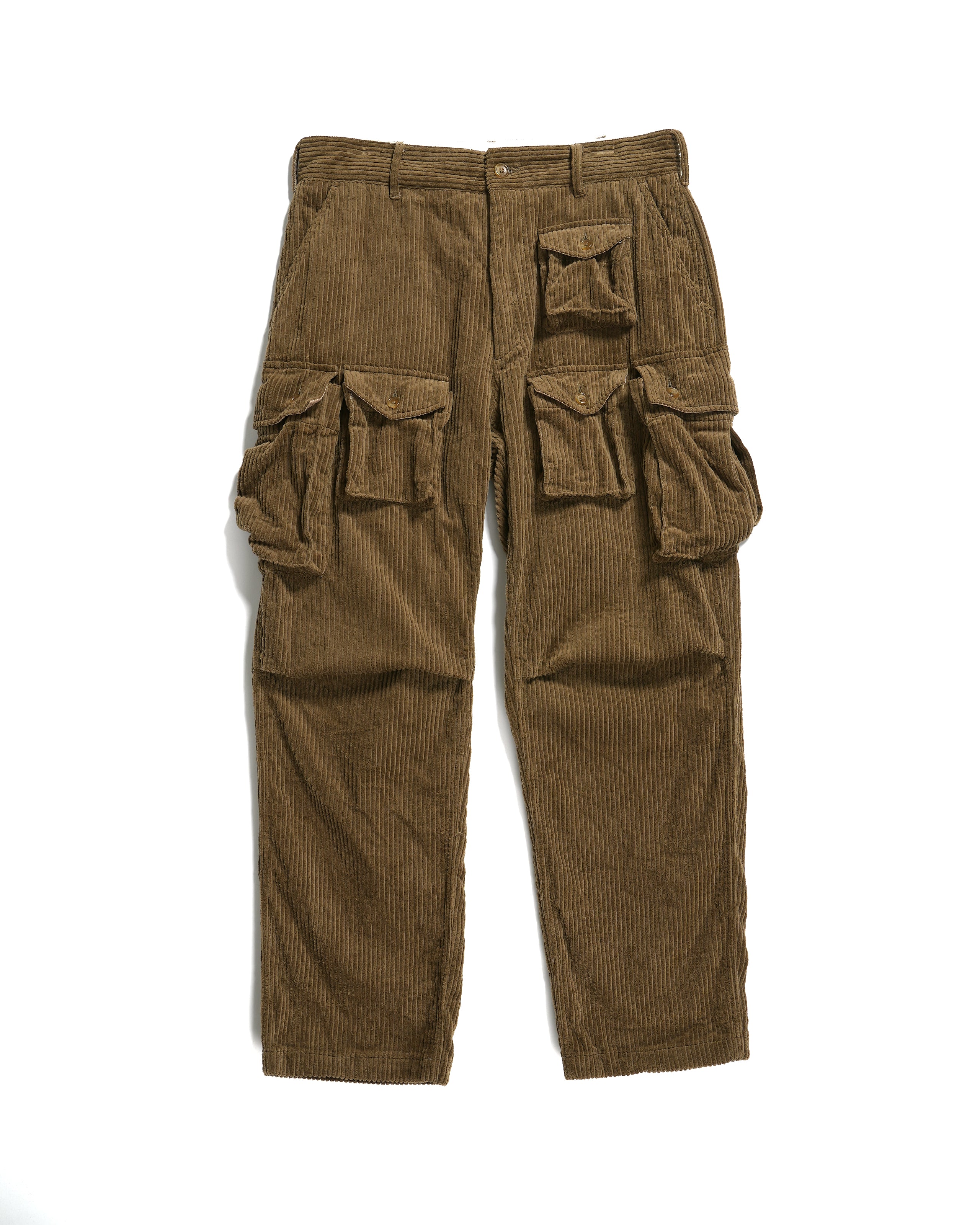 Engineered Garments FA Pant - Khaki Cotton 4.5W Corduroy